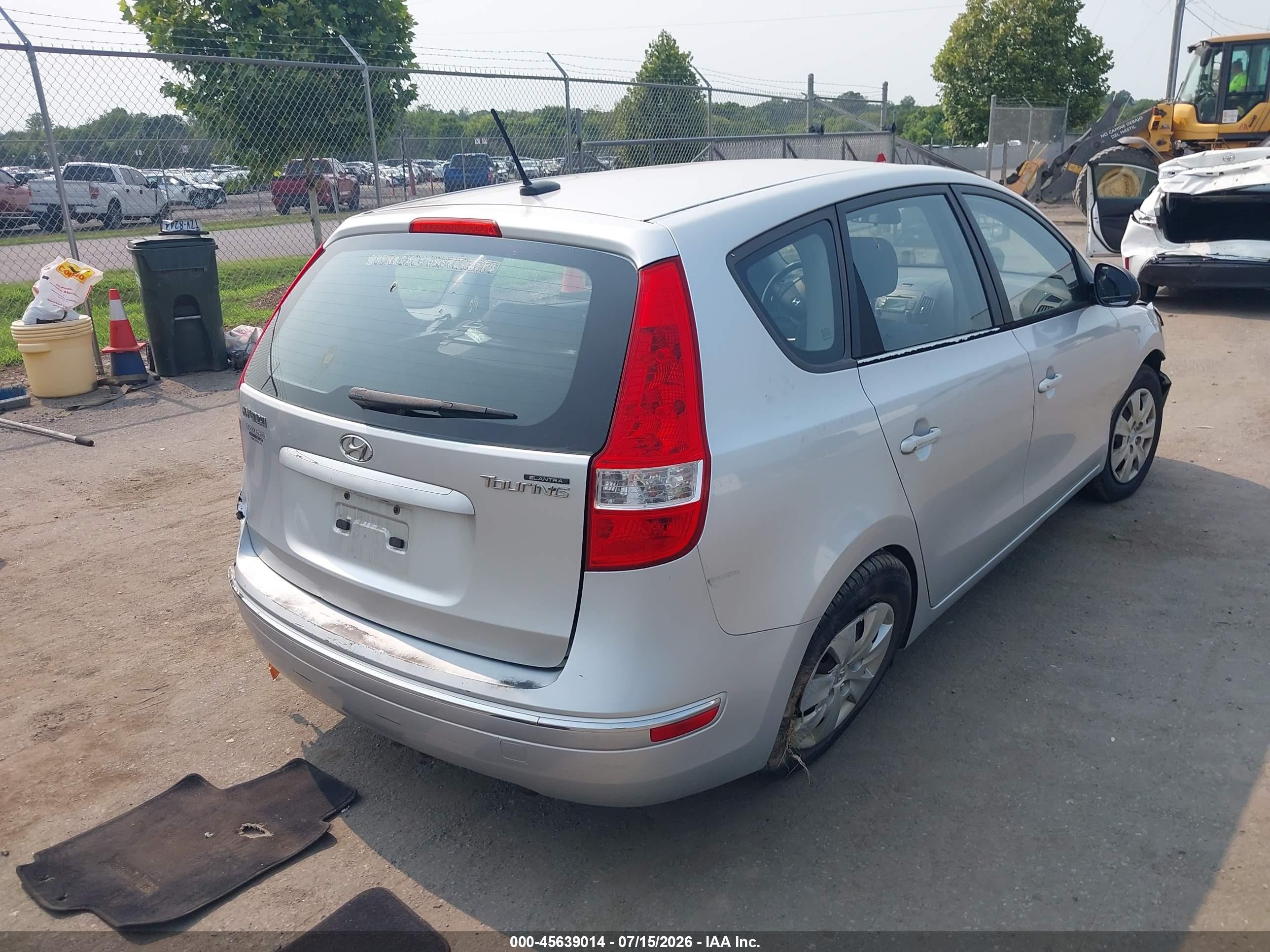 2010 Hyundai Elantra Touring Gls Gray vin: KMHDB8AE4AU061121