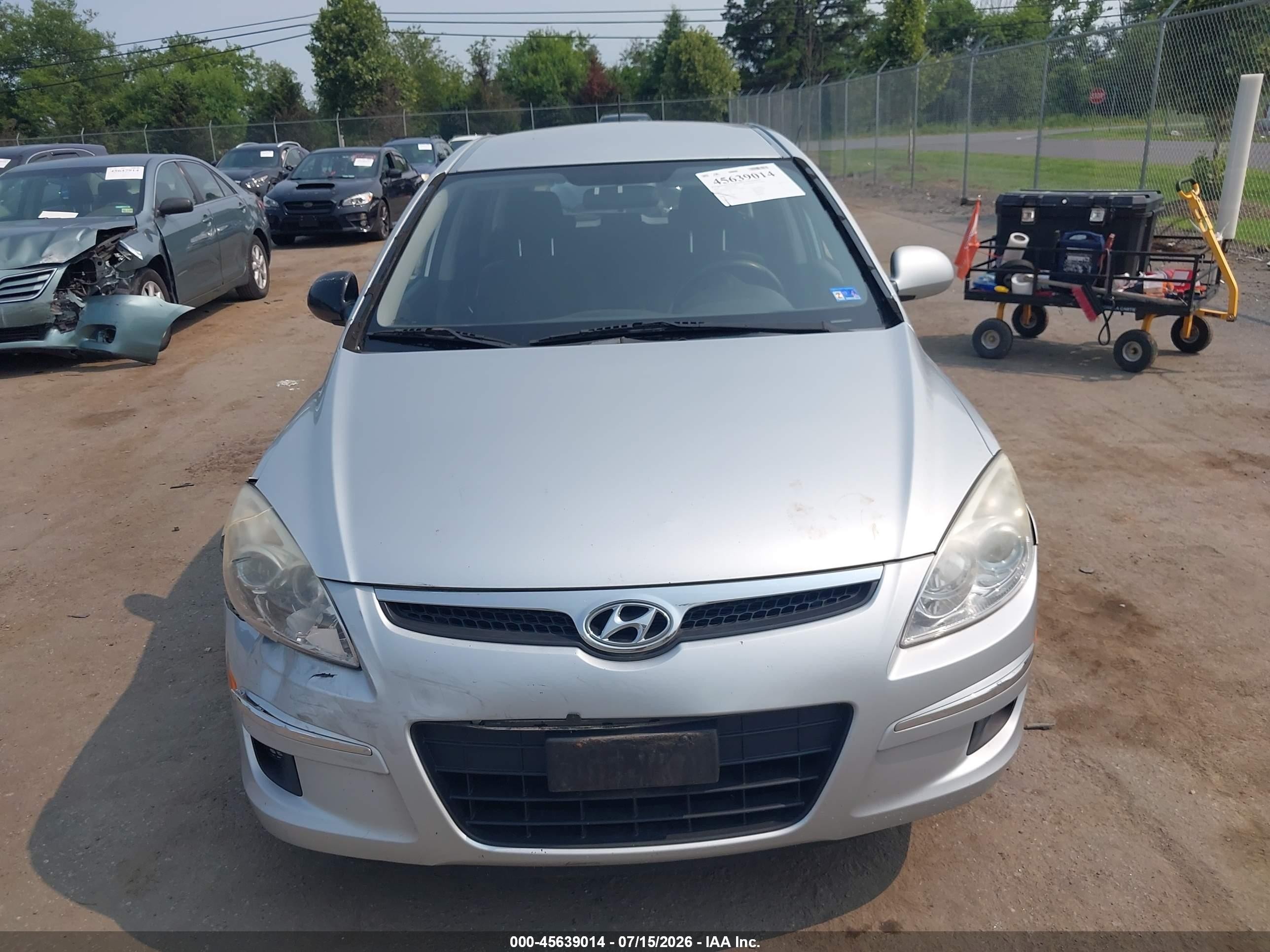 2010 Hyundai Elantra Touring Gls Gray vin: KMHDB8AE4AU061121
