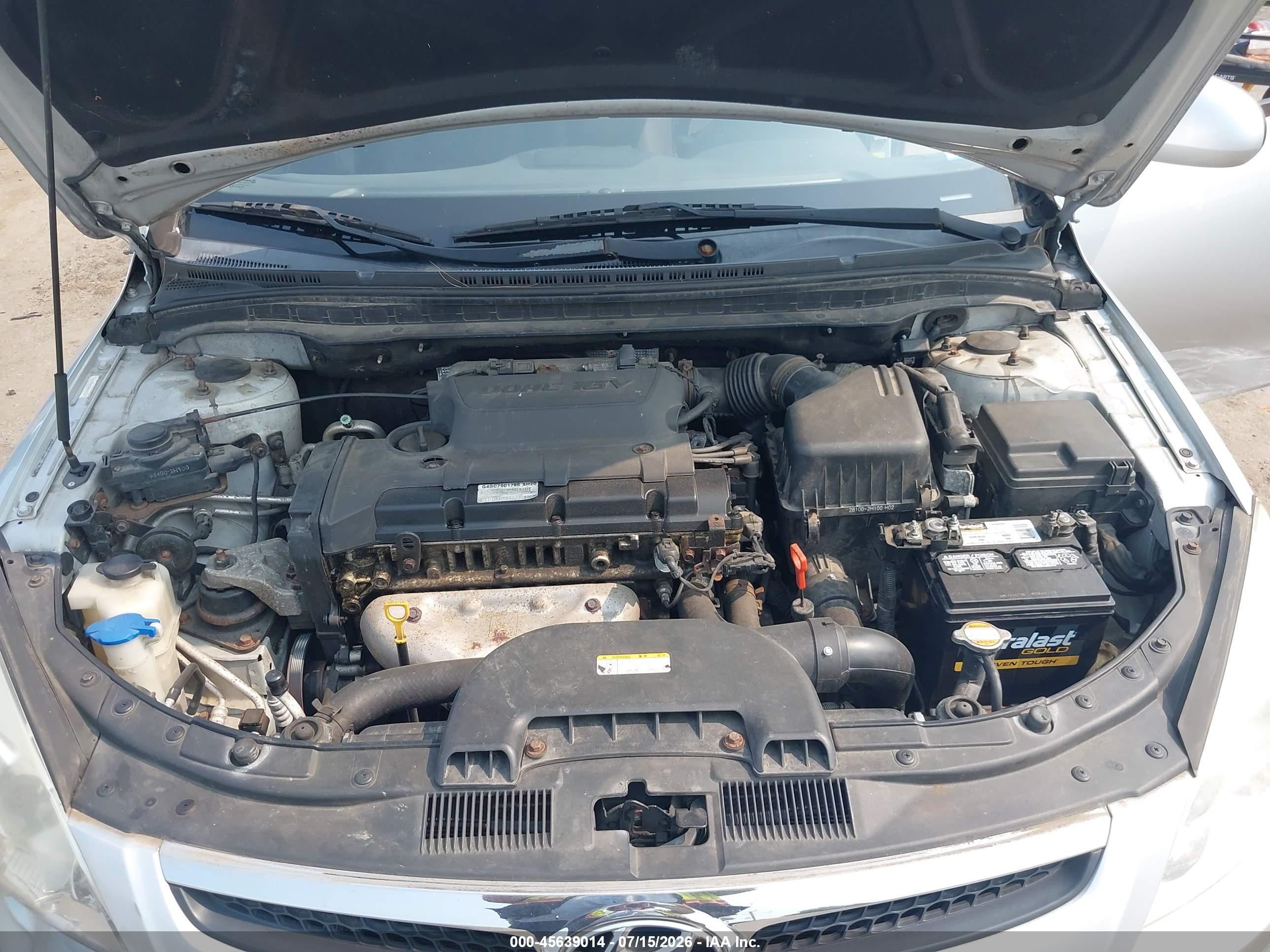 2010 Hyundai Elantra Touring Gls Gray vin: KMHDB8AE4AU061121