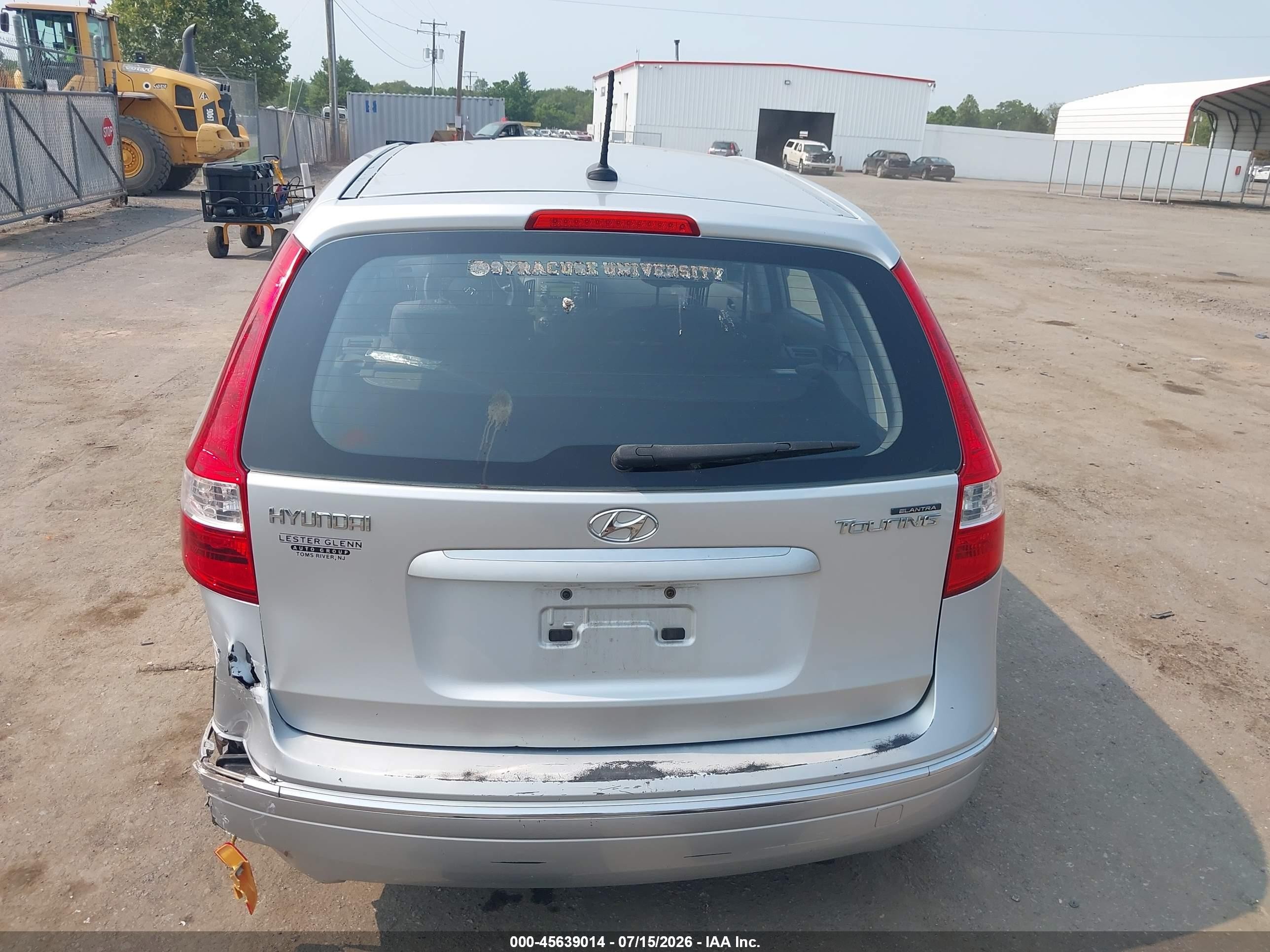 2010 Hyundai Elantra Touring Gls Gray vin: KMHDB8AE4AU061121