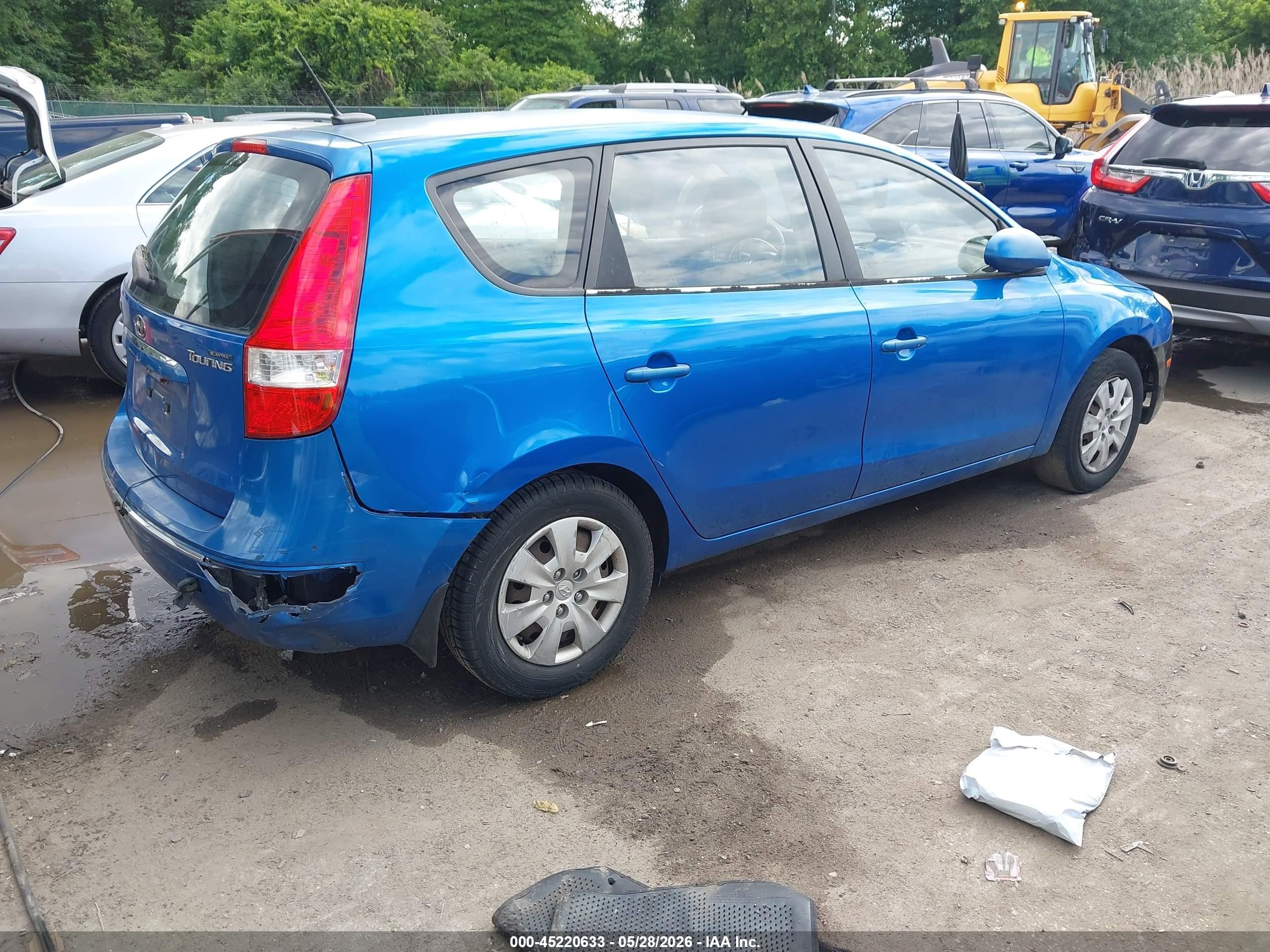2010 Hyundai Elantra Touring Gls Blue vin: KMHDB8AE4AU080672