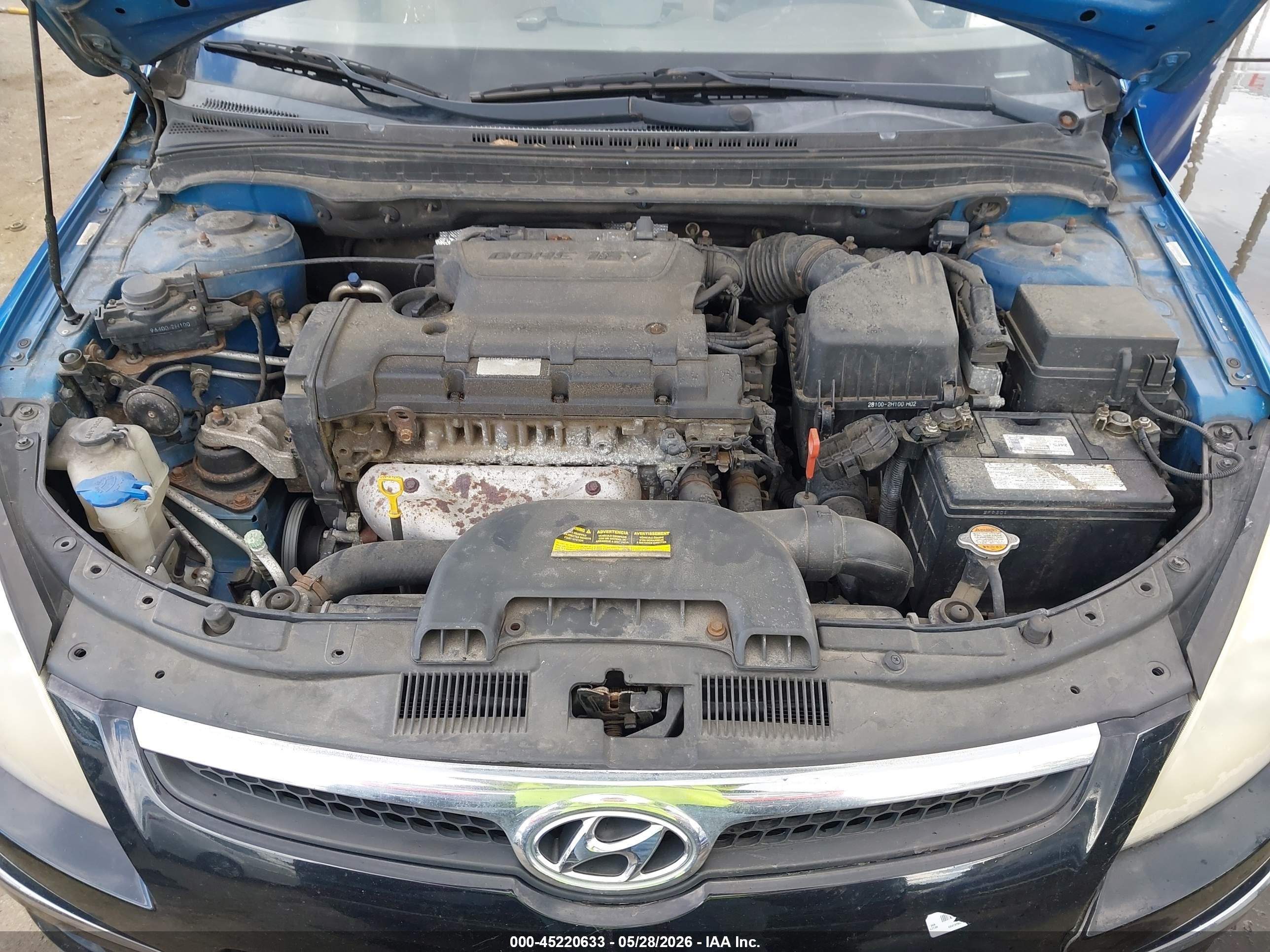 2010 Hyundai Elantra Touring Gls Blue vin: KMHDB8AE4AU080672