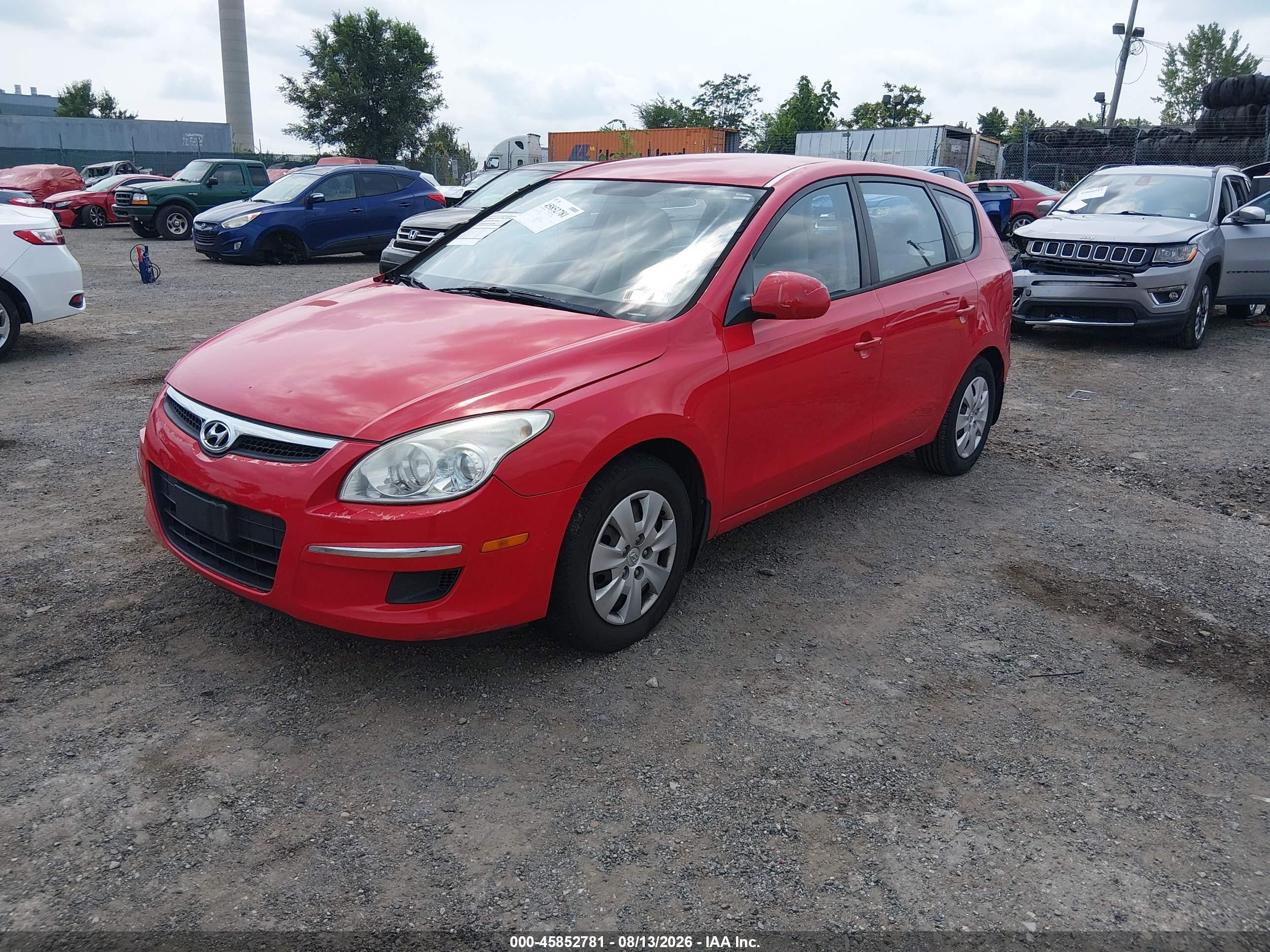 2011 Hyundai Elantra Touring Gls Red vin: KMHDB8AE4BU088692