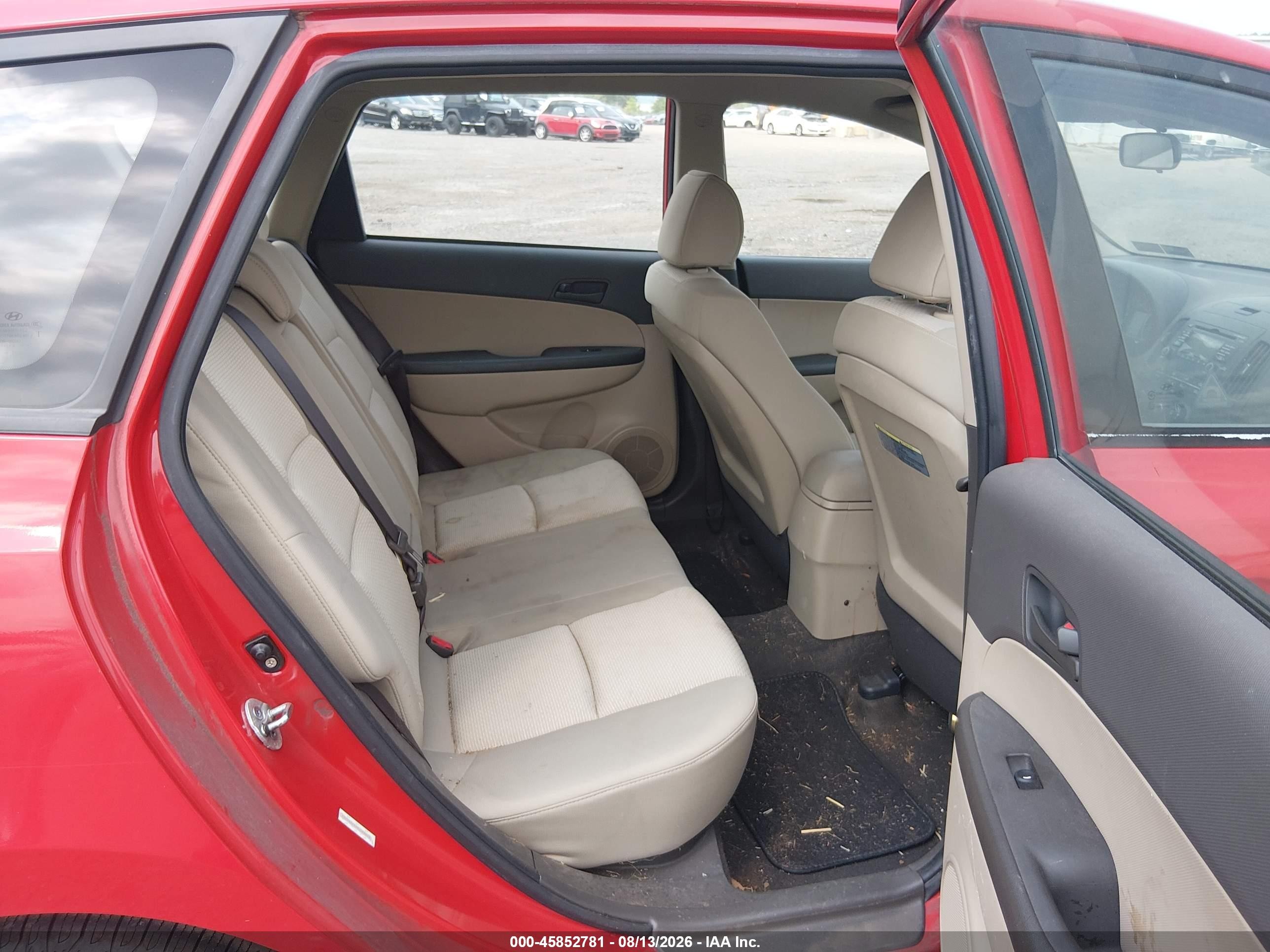 2011 Hyundai Elantra Touring Gls Red vin: KMHDB8AE4BU088692