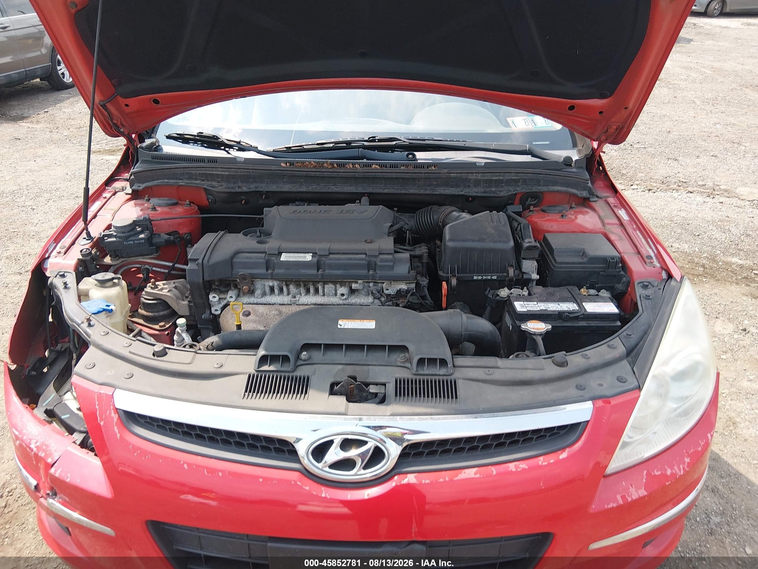 2011 Hyundai Elantra Touring Gls Red vin: KMHDB8AE4BU088692