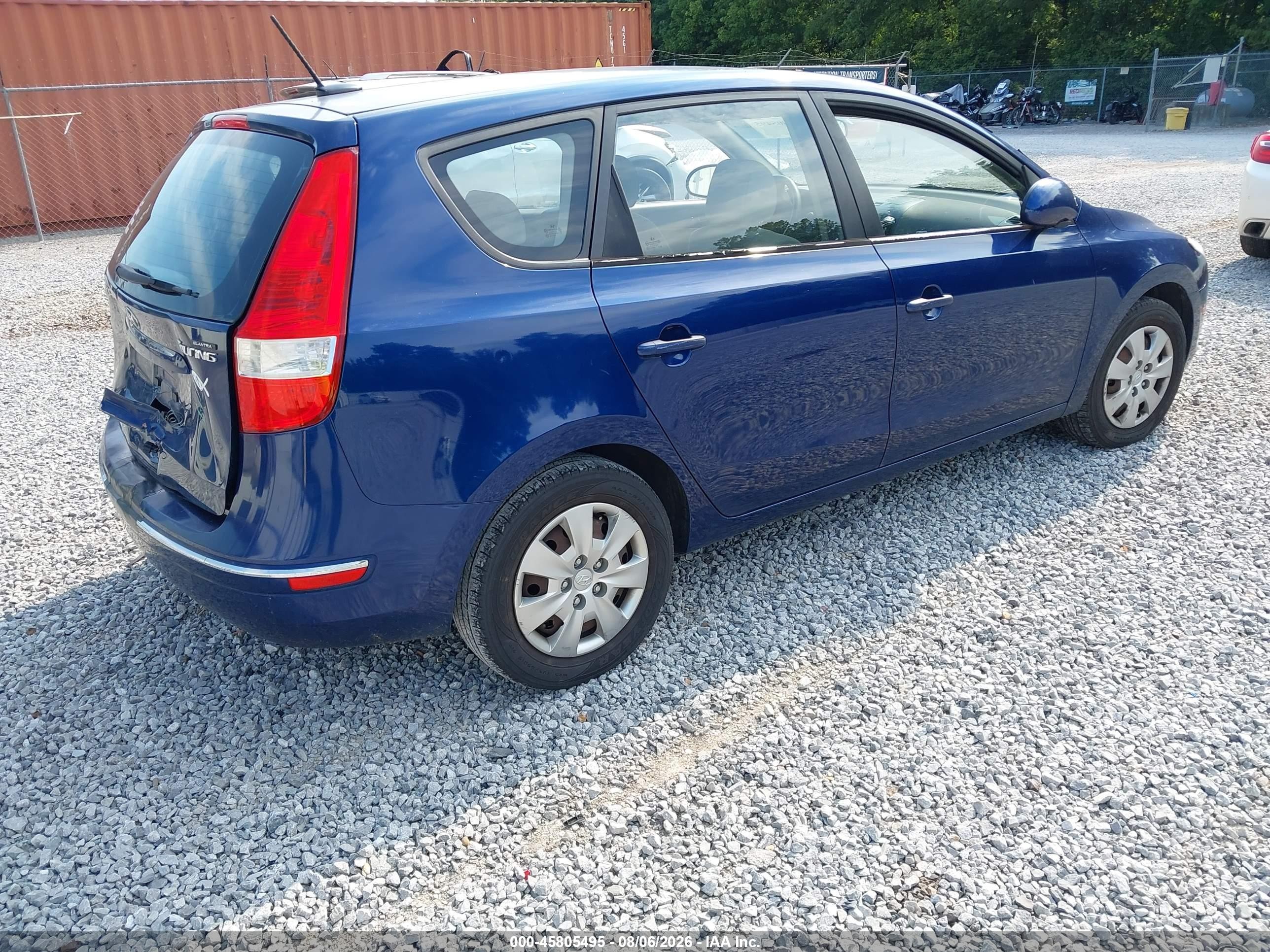 2011 Hyundai Elantra Touring Gls Blue vin: KMHDB8AE4BU106415
