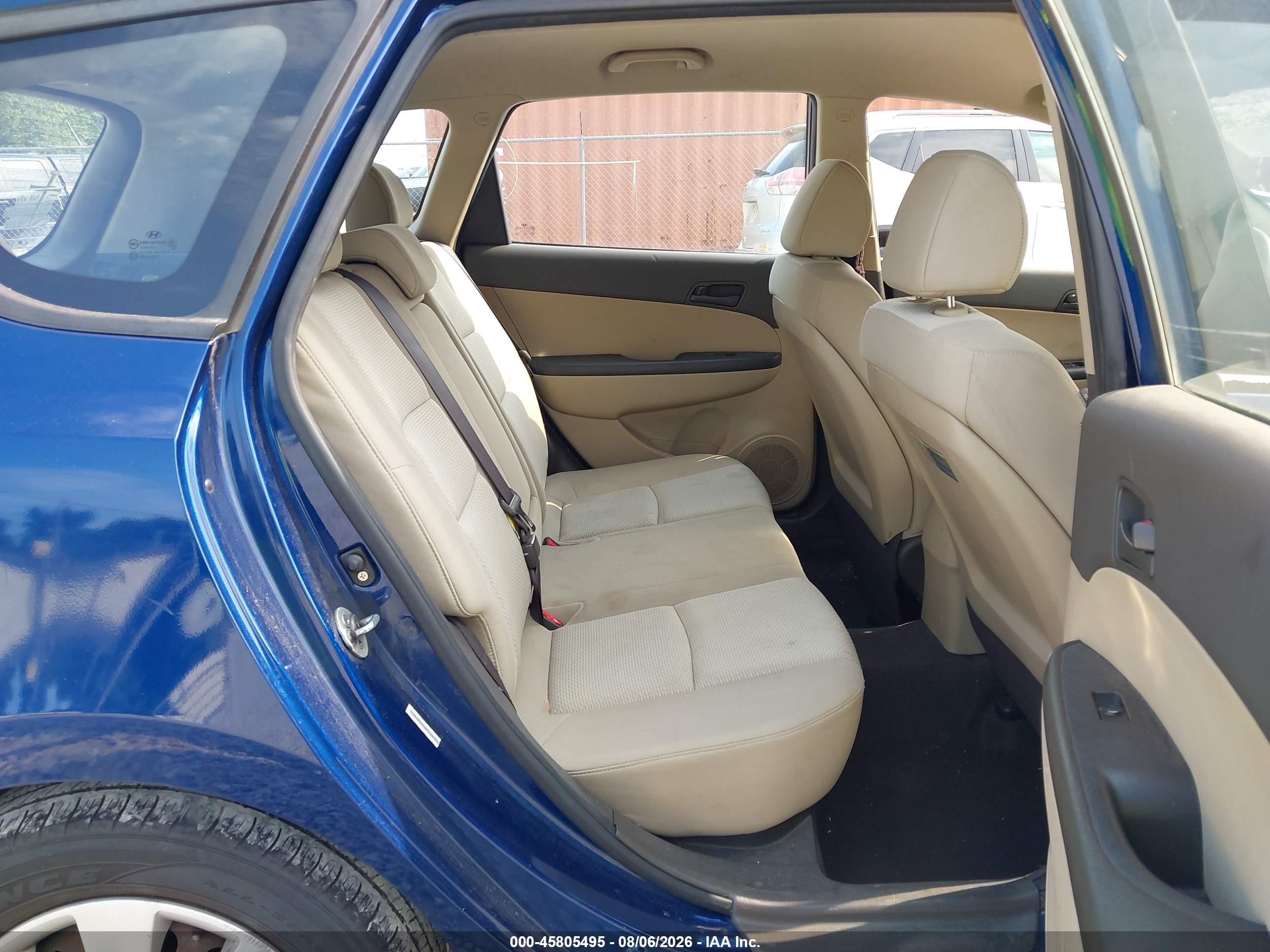 2011 Hyundai Elantra Touring Gls Blue vin: KMHDB8AE4BU106415