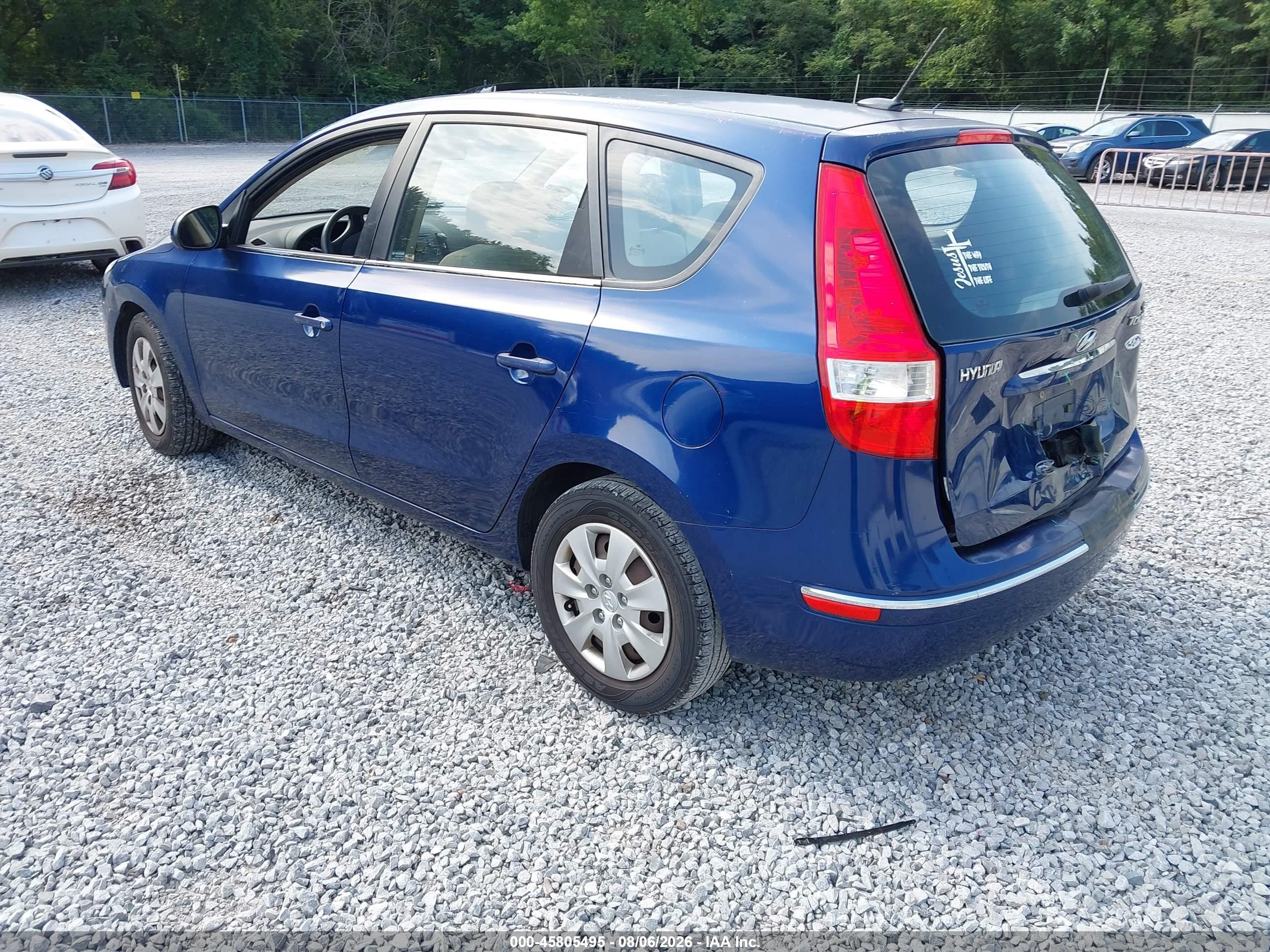 2011 Hyundai Elantra Touring Gls Blue vin: KMHDB8AE4BU106415