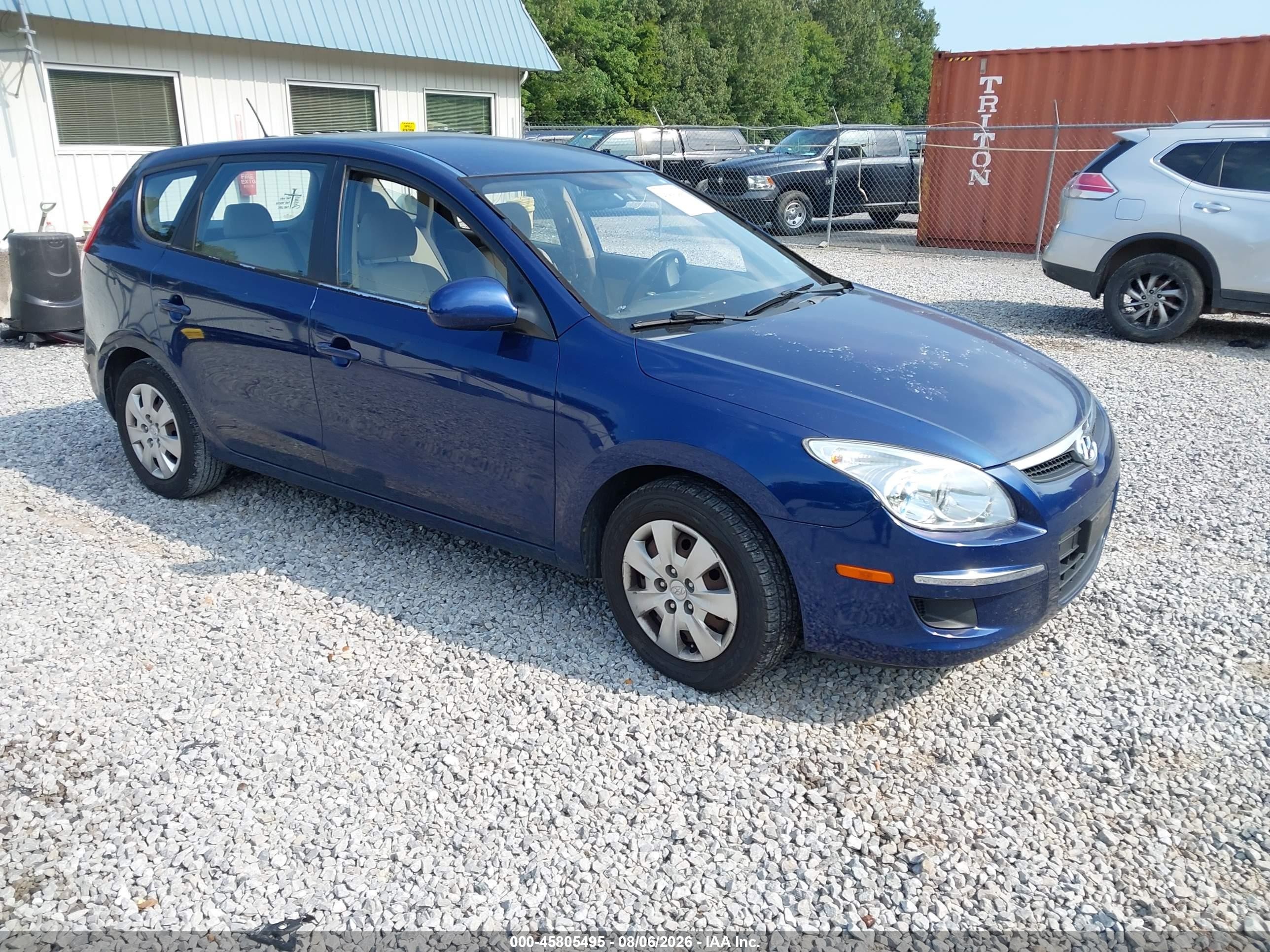 2011 Hyundai Elantra Touring Gls Blue vin: KMHDB8AE4BU106415