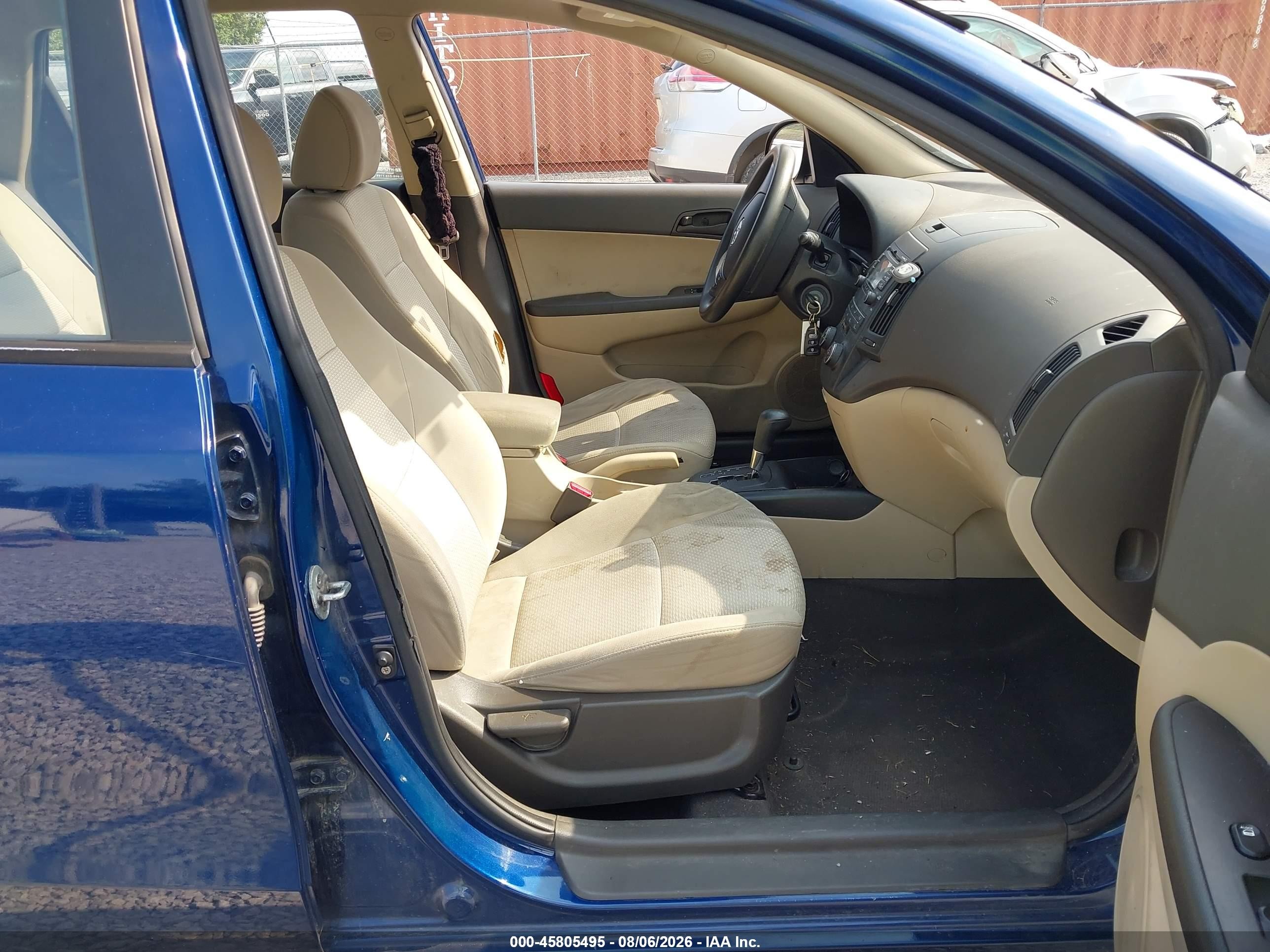2011 Hyundai Elantra Touring Gls Blue vin: KMHDB8AE4BU106415