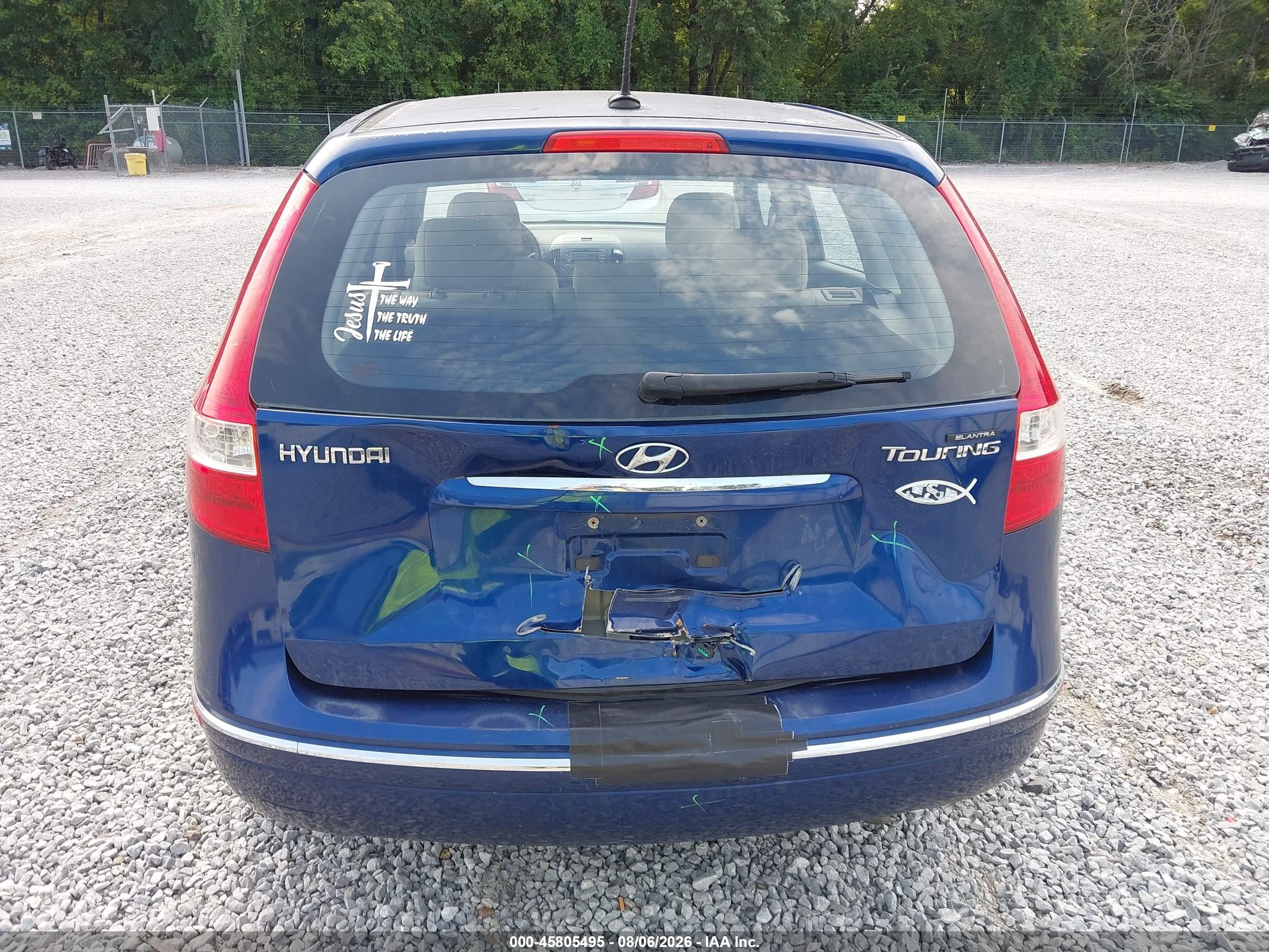 2011 Hyundai Elantra Touring Gls Blue vin: KMHDB8AE4BU106415