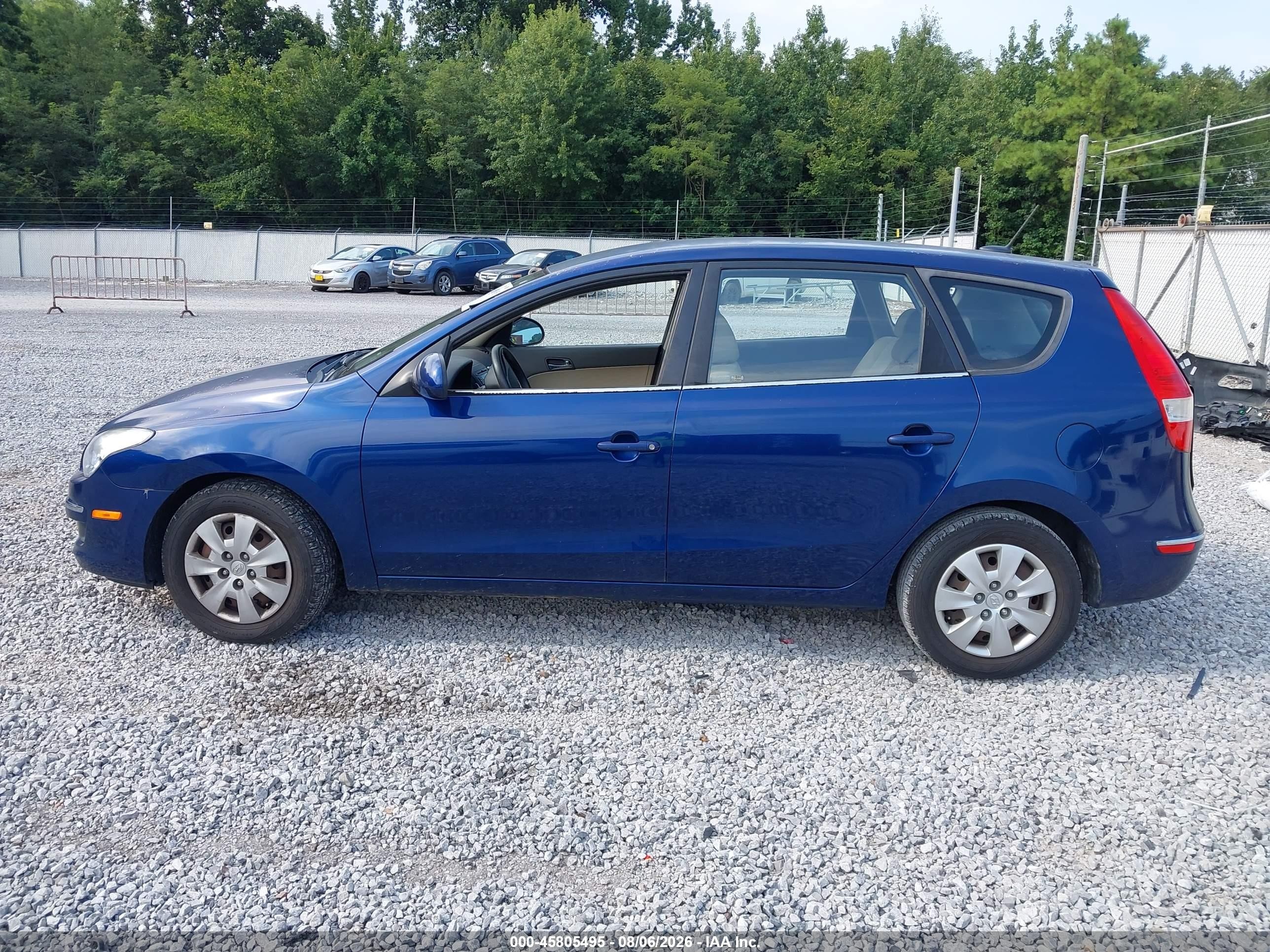 2011 Hyundai Elantra Touring Gls Blue vin: KMHDB8AE4BU106415