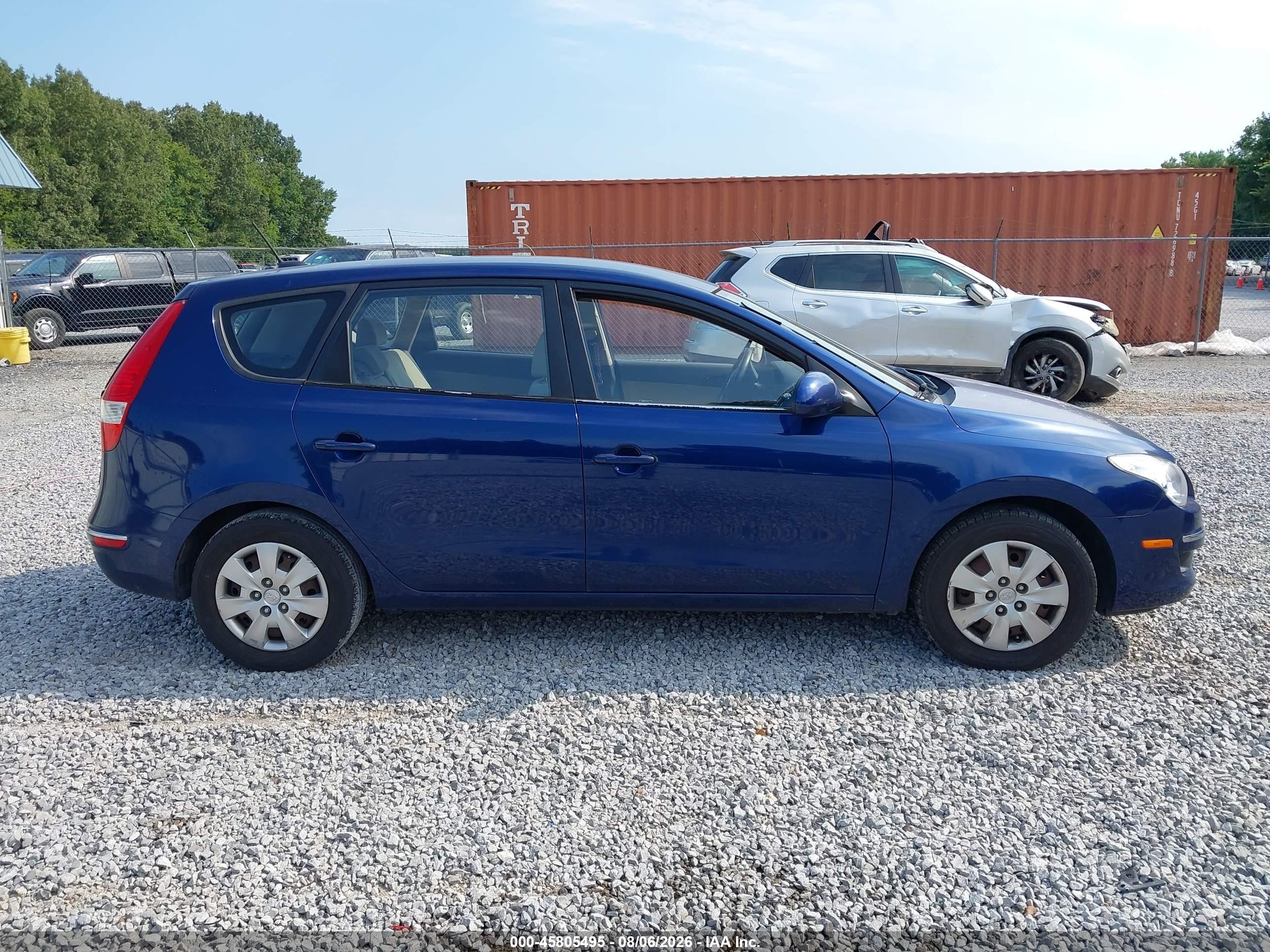 2011 Hyundai Elantra Touring Gls Blue vin: KMHDB8AE4BU106415