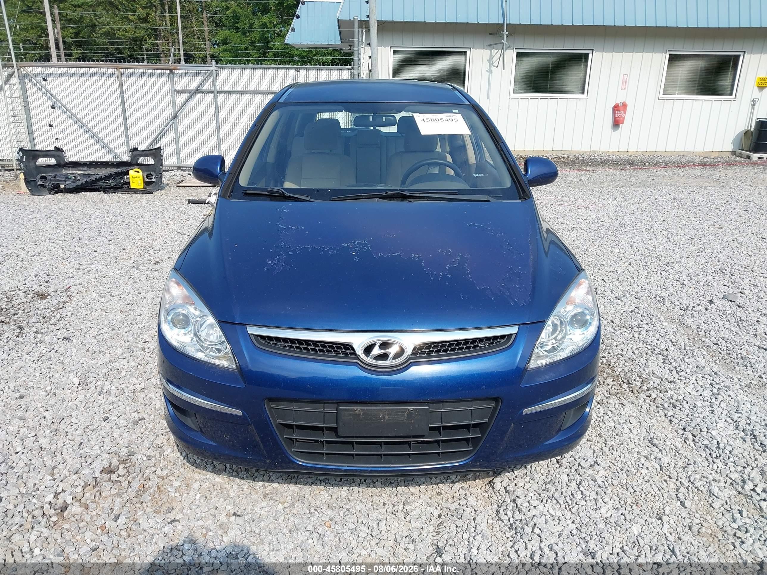 2011 Hyundai Elantra Touring Gls Blue vin: KMHDB8AE4BU106415