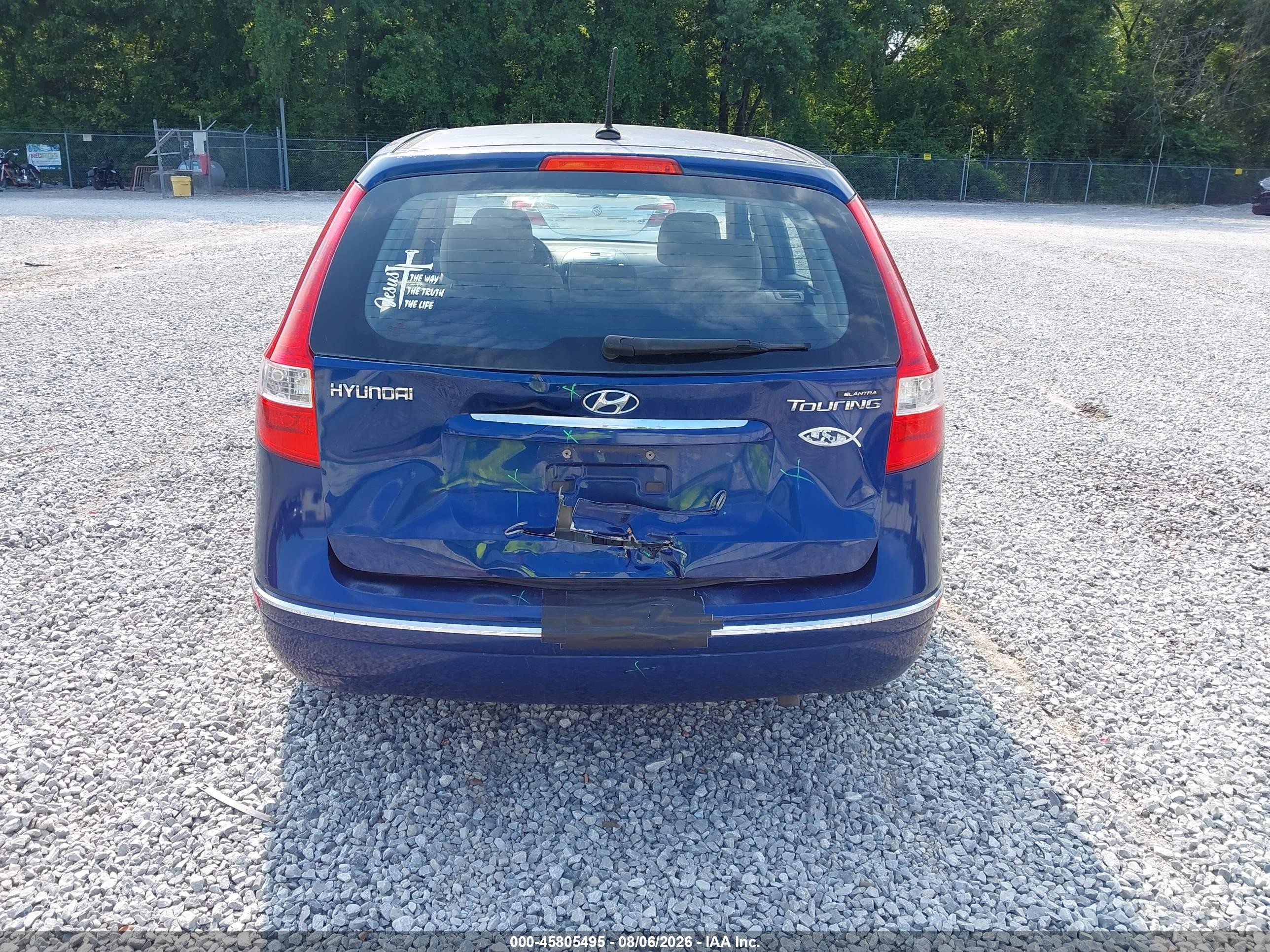 2011 Hyundai Elantra Touring Gls Blue vin: KMHDB8AE4BU106415