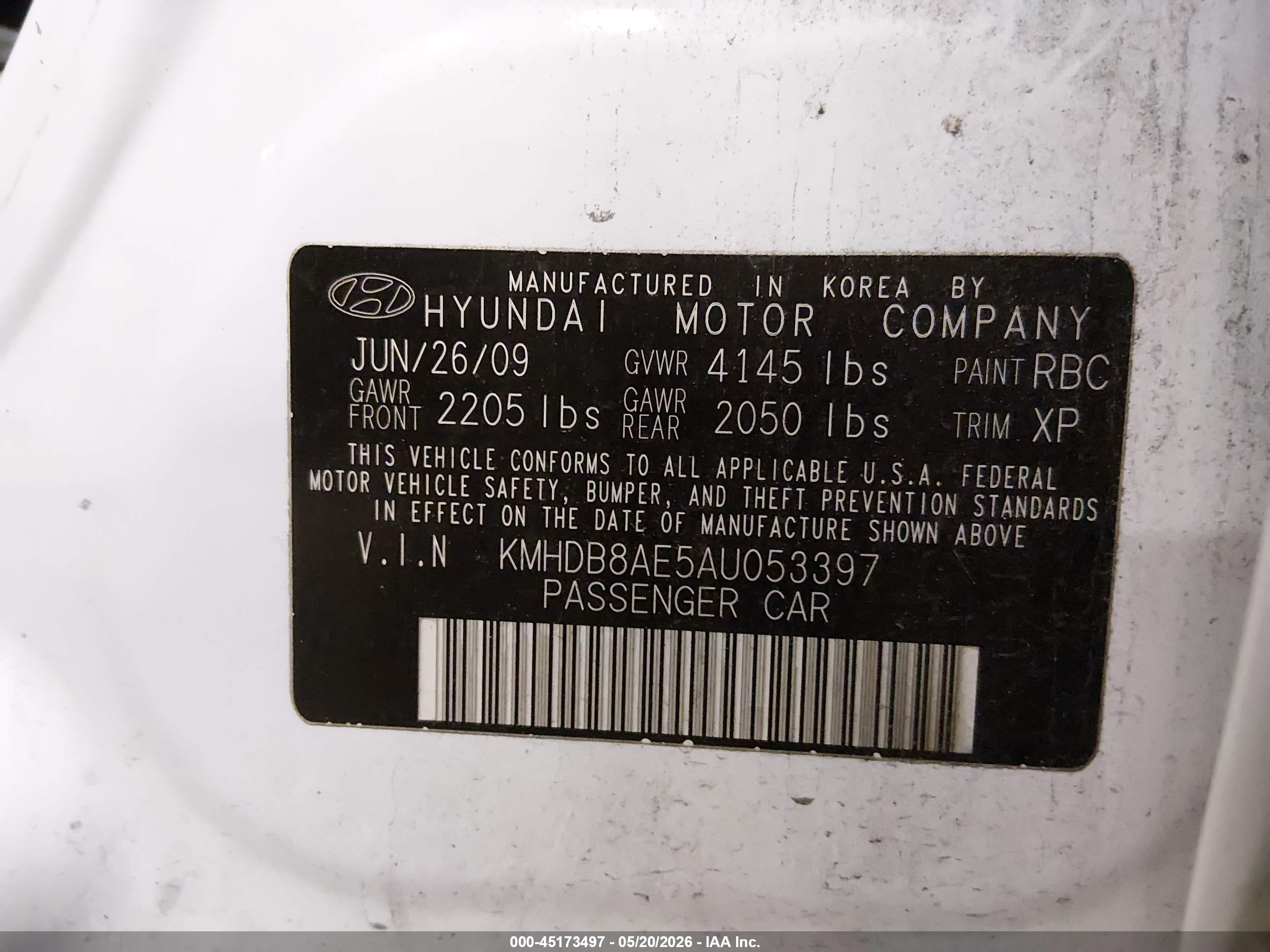 2010 Hyundai Elantra Touring Gls White vin: KMHDB8AE5AU053397