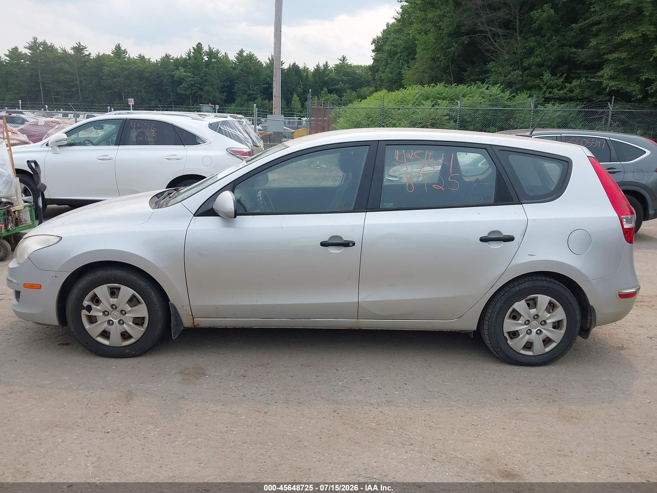 2010 Hyundai Elantra Touring Gls Серебряный vin: KMHDB8AE5AU055358