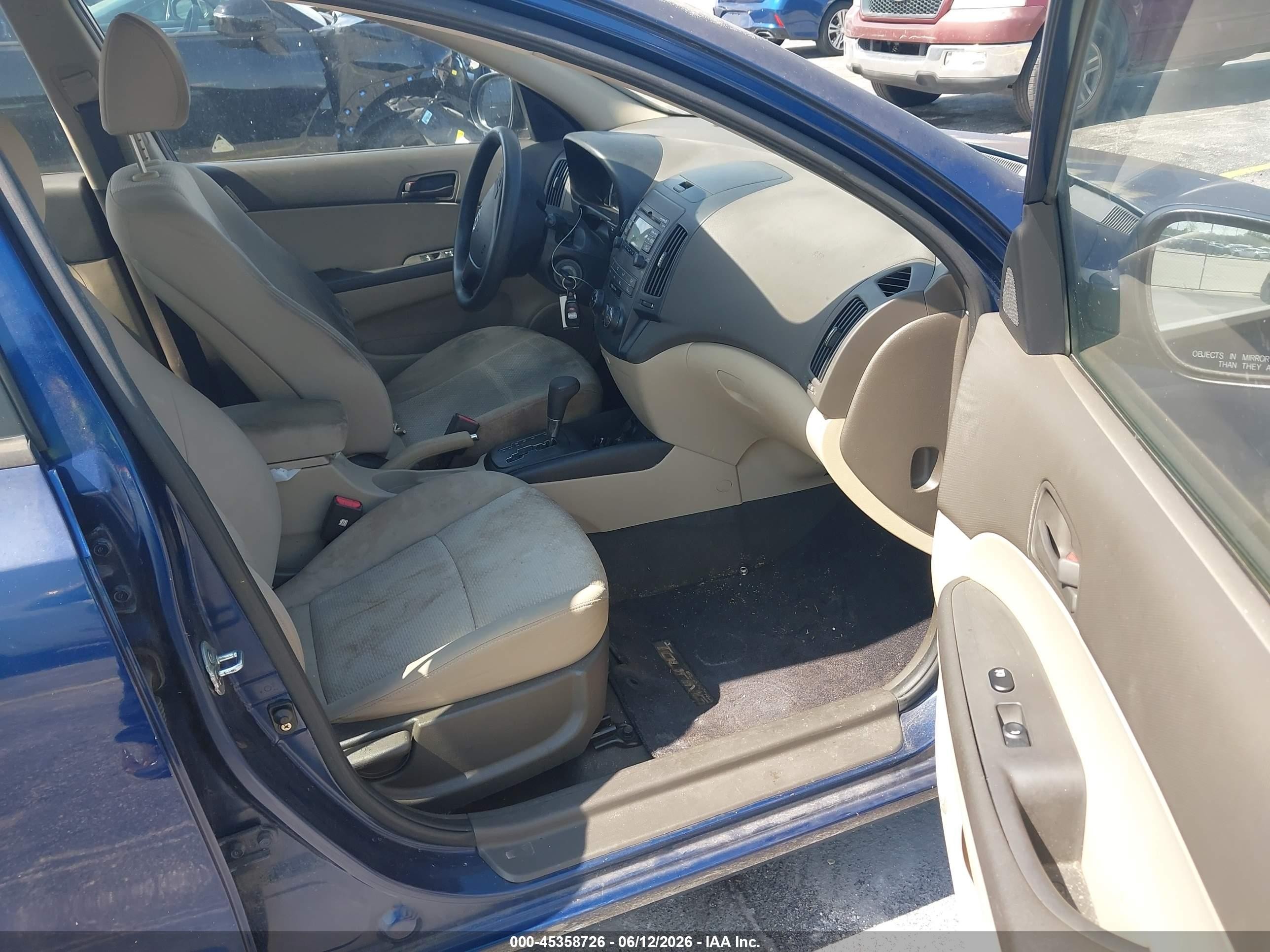 2011 Hyundai Elantra Touring Gls Blue vin: KMHDB8AE5BU106651