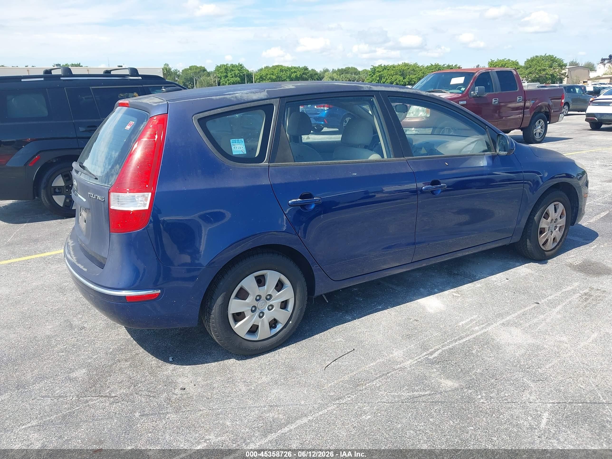 2011 Hyundai Elantra Touring Gls Blue vin: KMHDB8AE5BU106651
