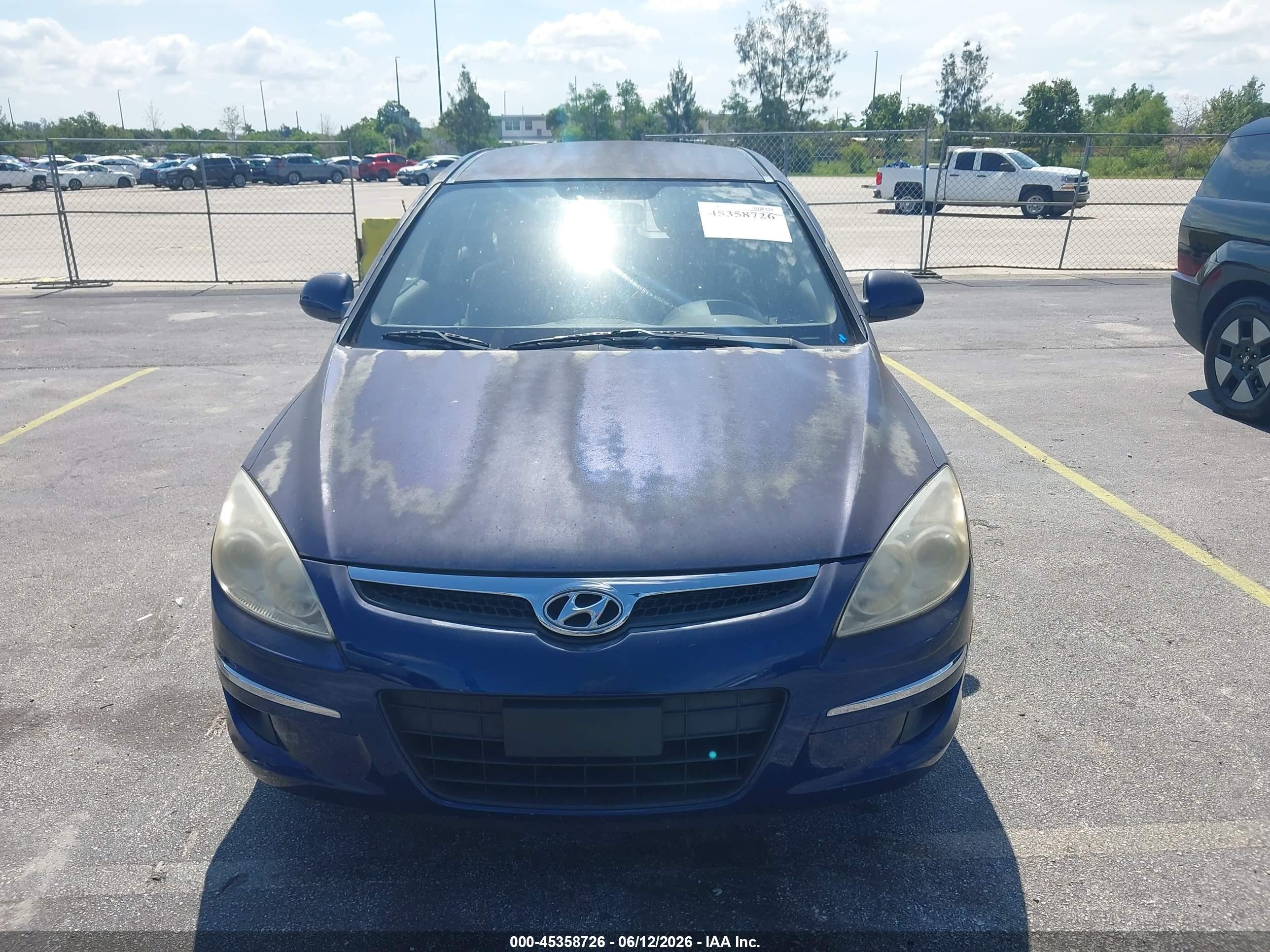 2011 Hyundai Elantra Touring Gls Blue vin: KMHDB8AE5BU106651