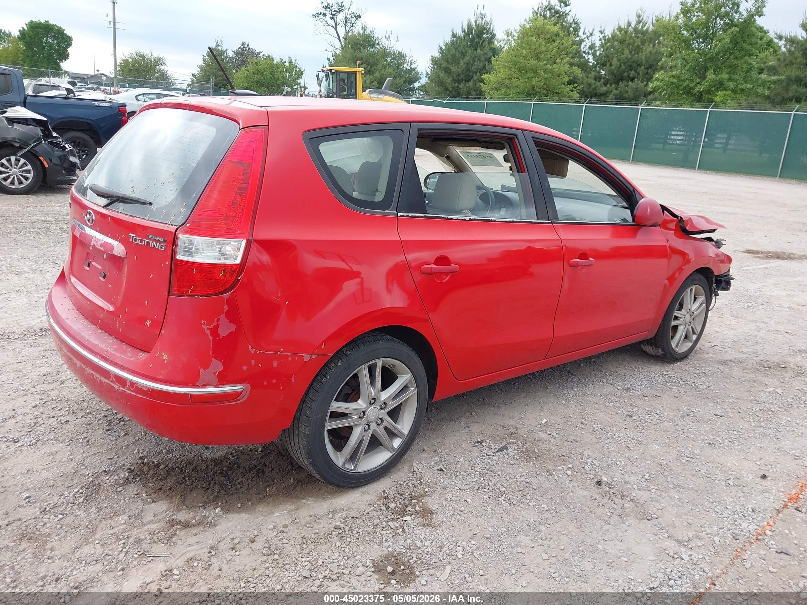 2012 Hyundai Elantra Touring Gls Красный vin: KMHDB8AE5CU128134
