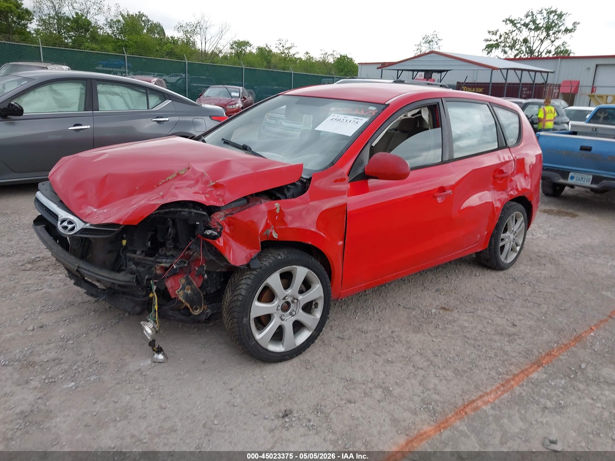2012 Hyundai Elantra Touring Gls Красный vin: KMHDB8AE5CU128134