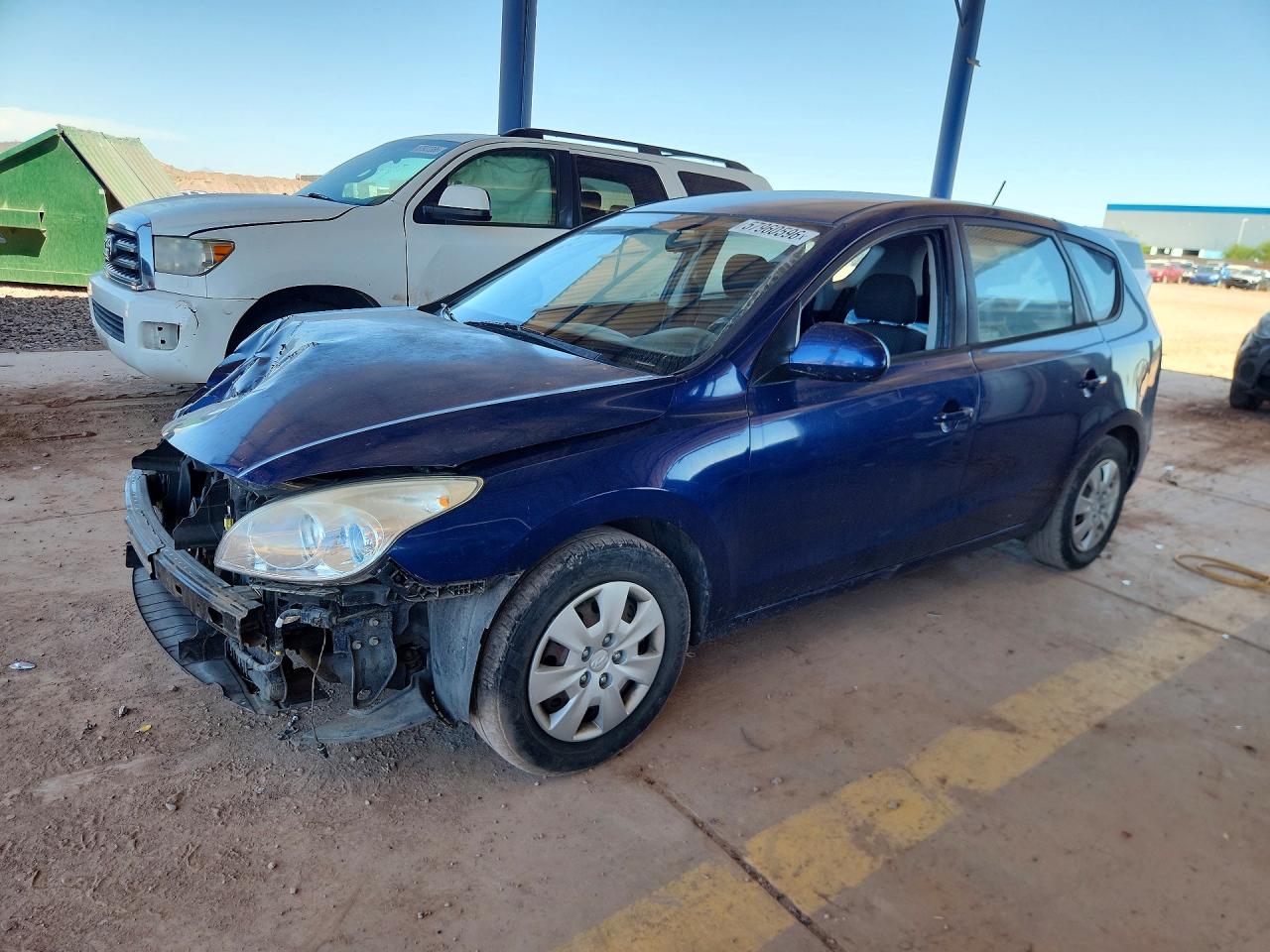 2012 Hyundai Elantra Touring Gls Blue vin: KMHDB8AE5CU155804