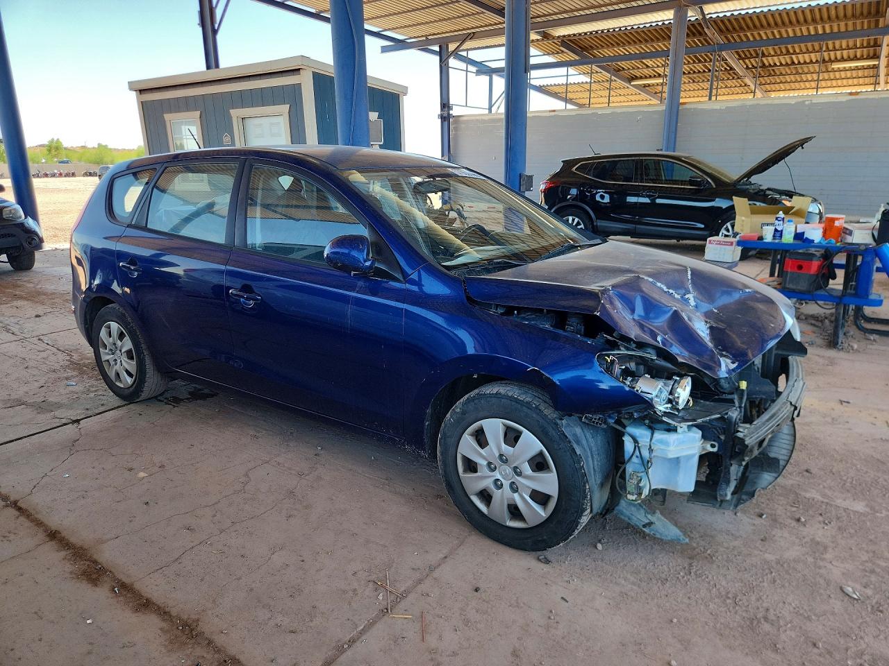 2012 Hyundai Elantra Touring Gls Blue vin: KMHDB8AE5CU155804