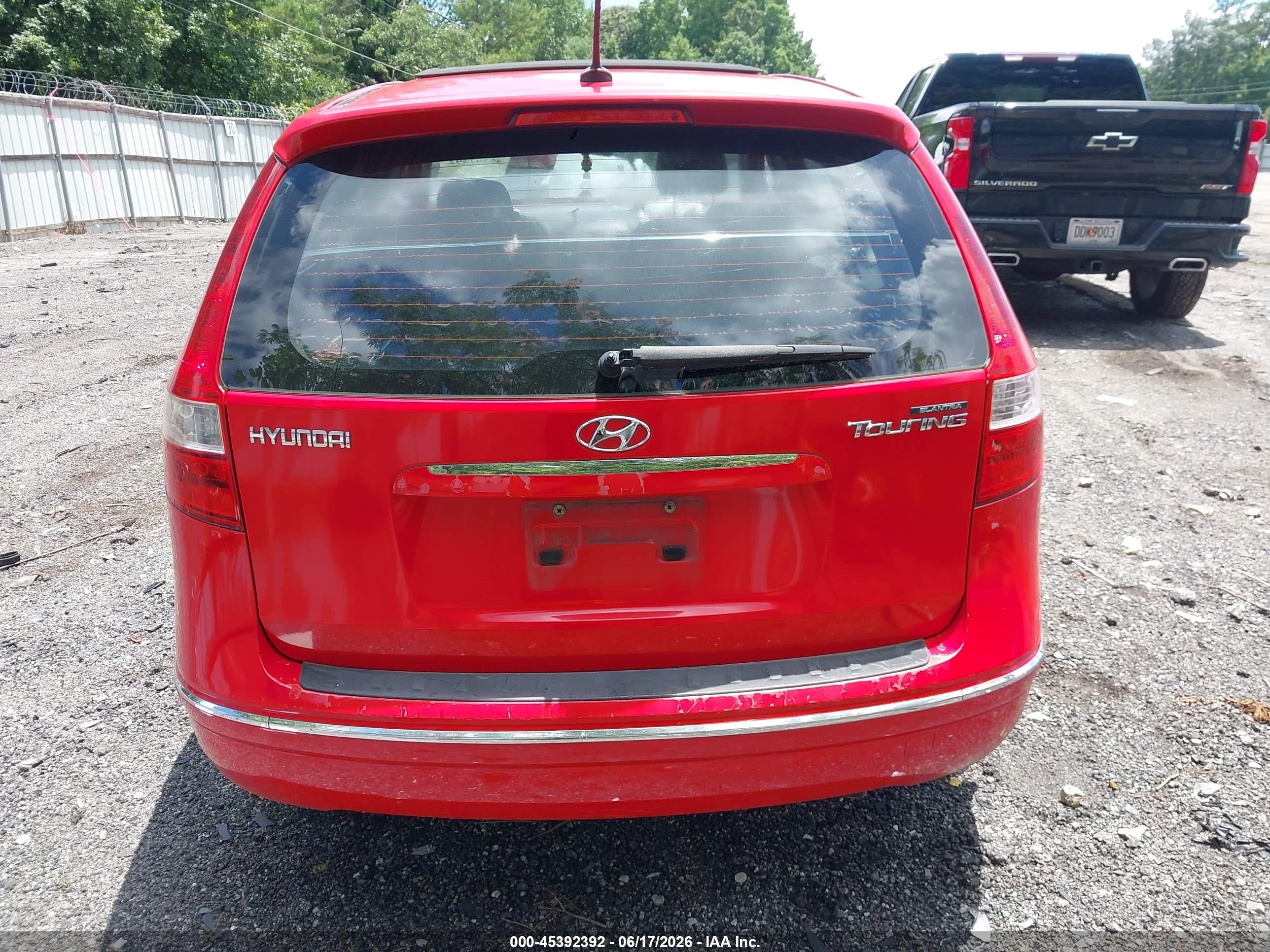 2011 Hyundai Elantra Touring Gls Красный vin: KMHDB8AE8BU105140