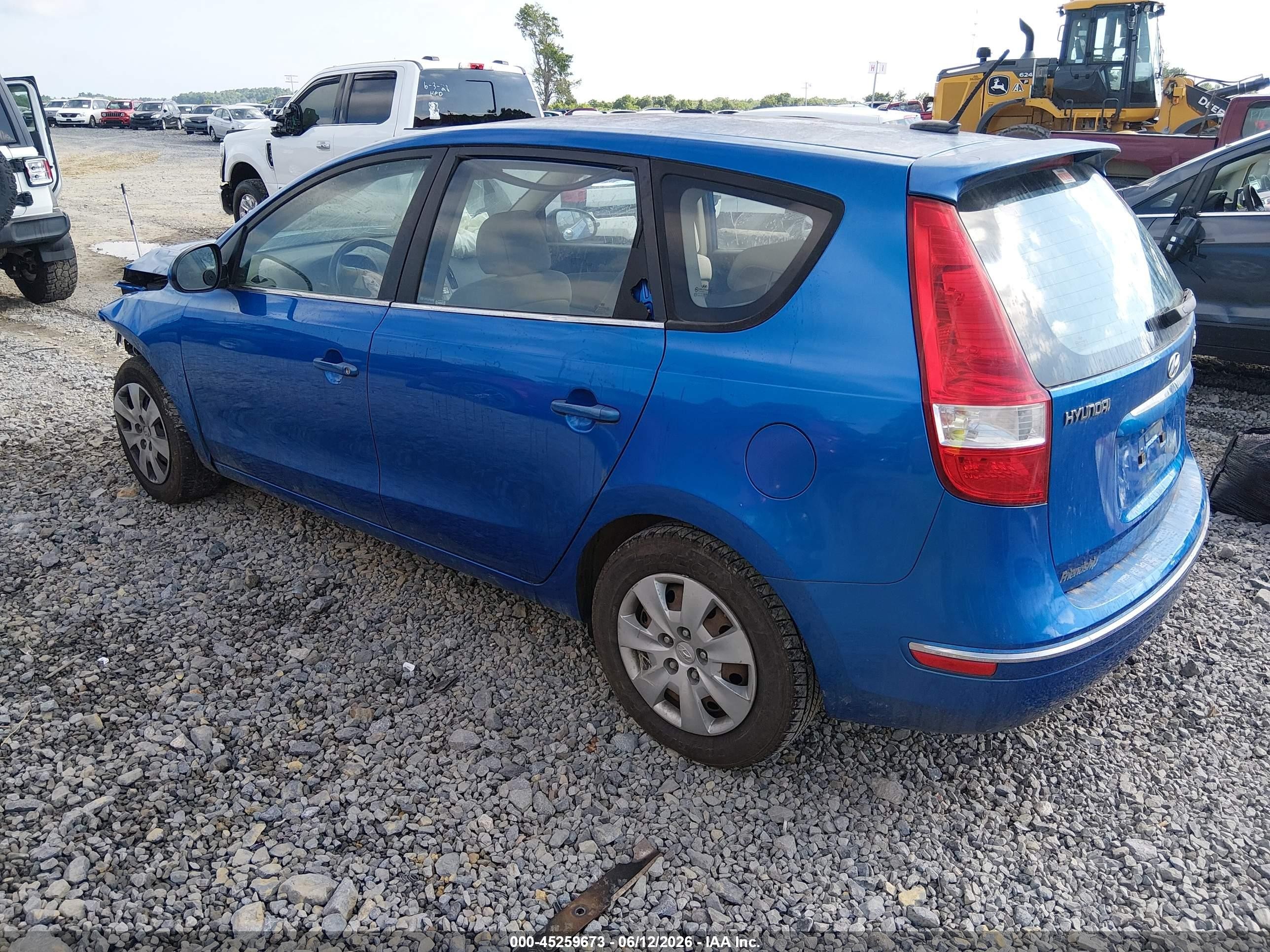 2010 Hyundai Elantra Touring Gls Blue vin: KMHDB8AE9AU072759
