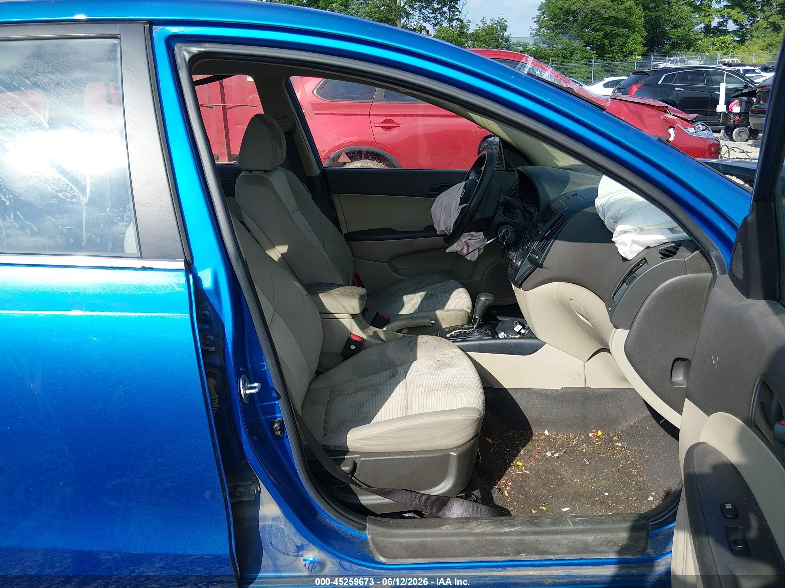 2010 Hyundai Elantra Touring Gls Blue vin: KMHDB8AE9AU072759