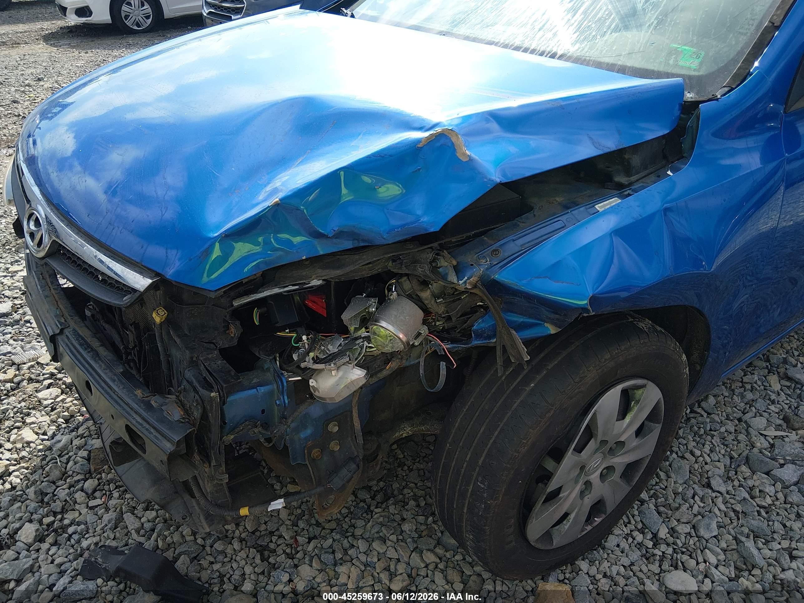 2010 Hyundai Elantra Touring Gls Blue vin: KMHDB8AE9AU072759