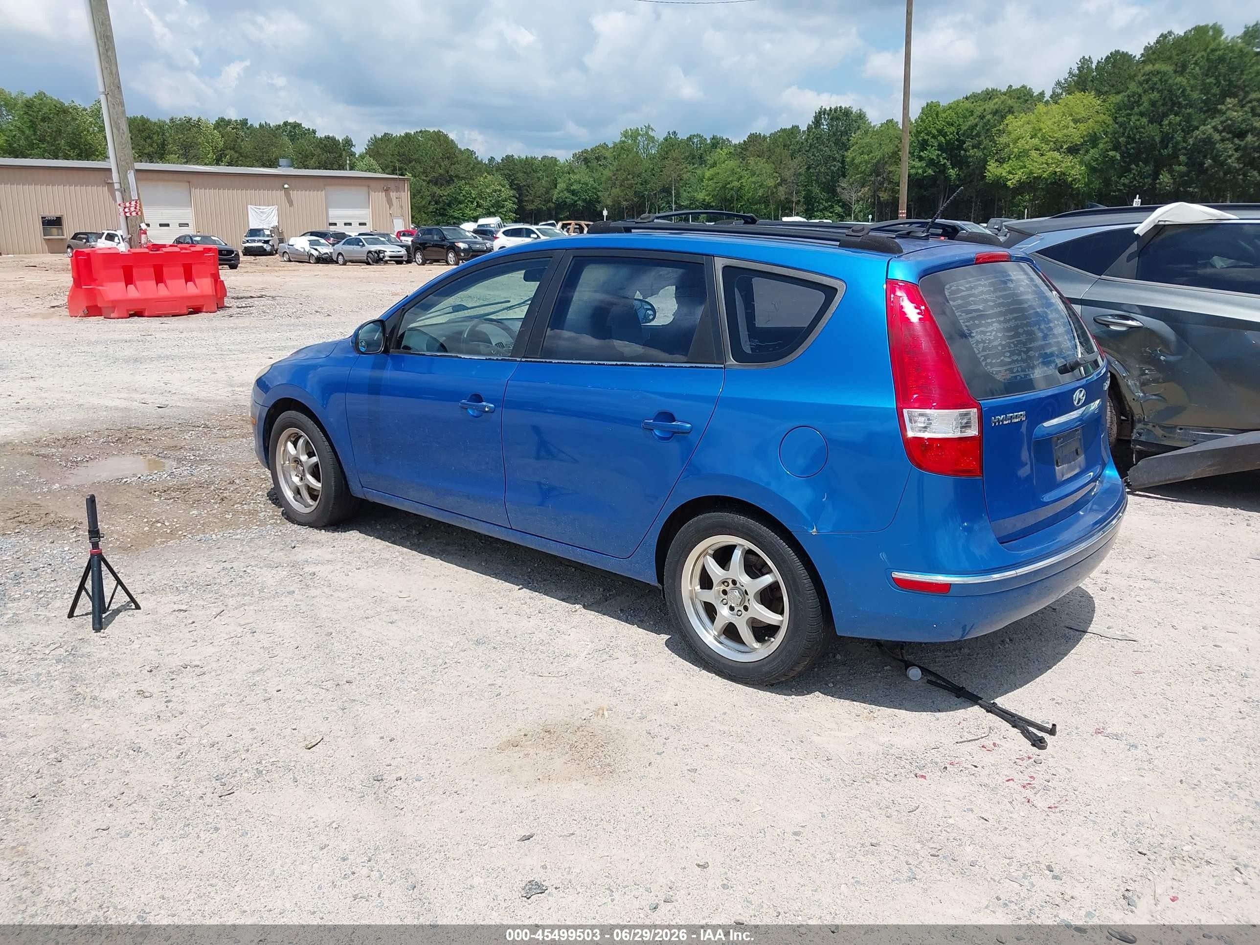 2011 Hyundai Elantra Touring Gls Синий vin: KMHDB8AE9BU119211