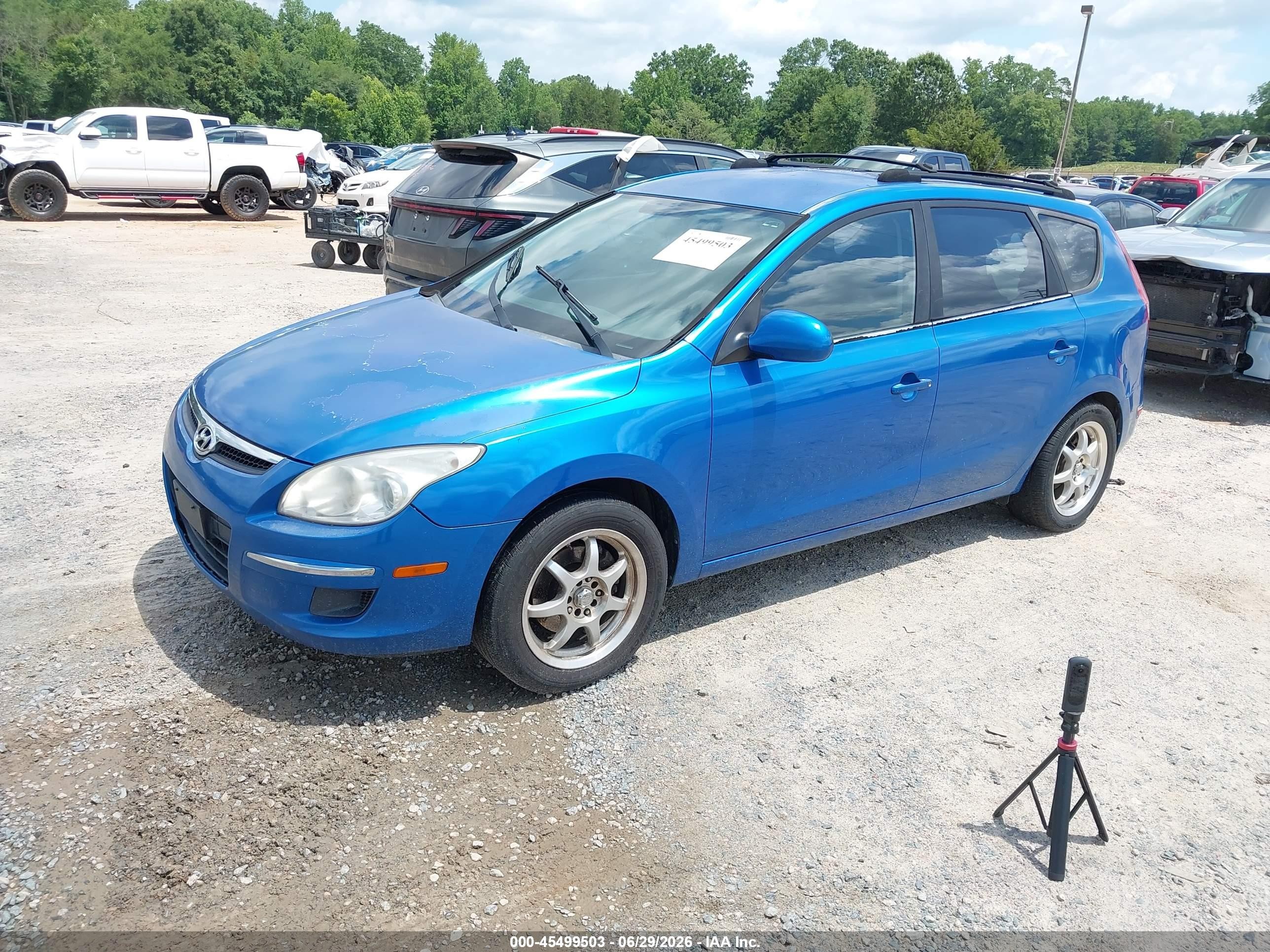 2011 Hyundai Elantra Touring Gls Синий vin: KMHDB8AE9BU119211