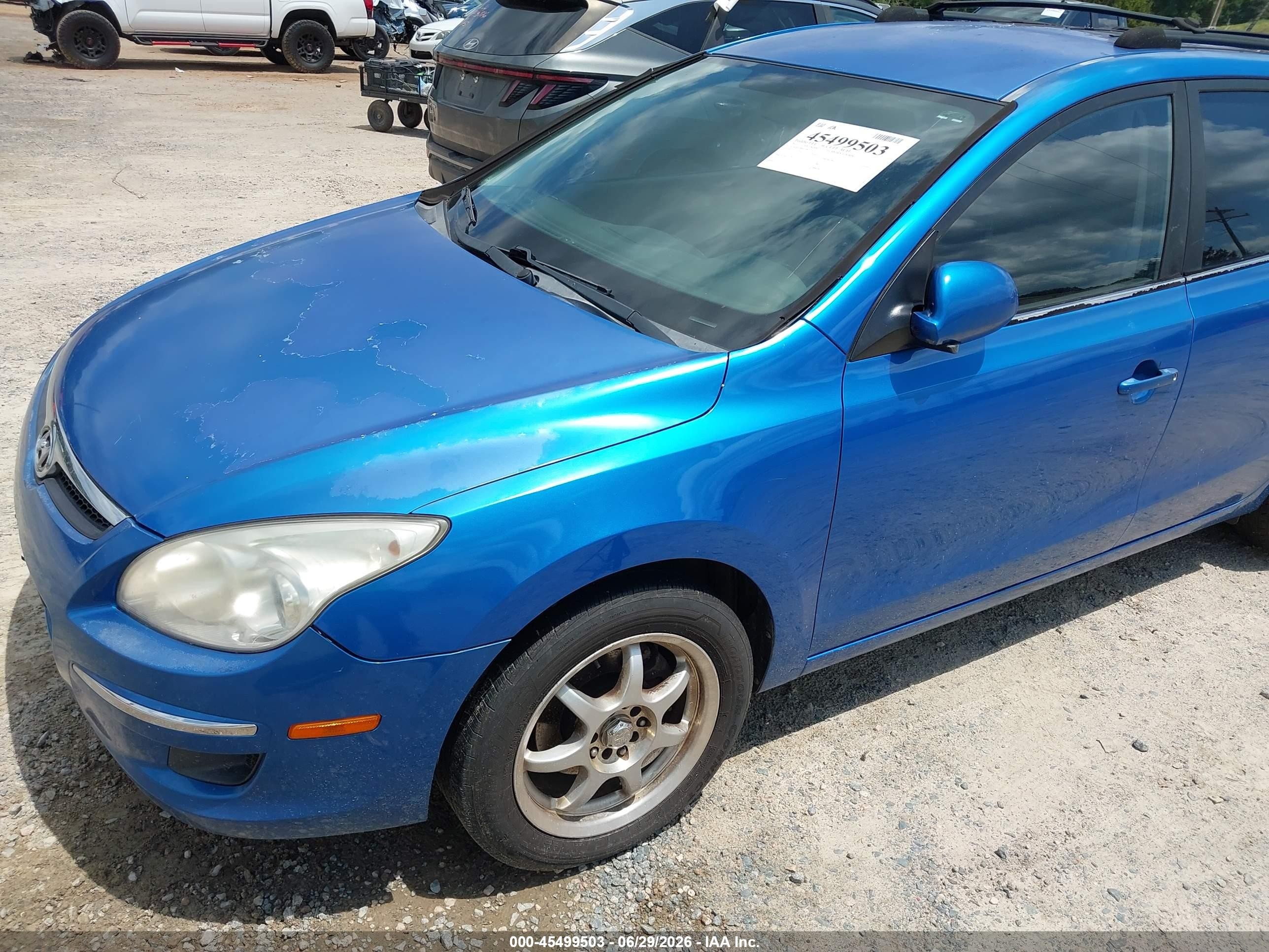 2011 Hyundai Elantra Touring Gls Синий vin: KMHDB8AE9BU119211