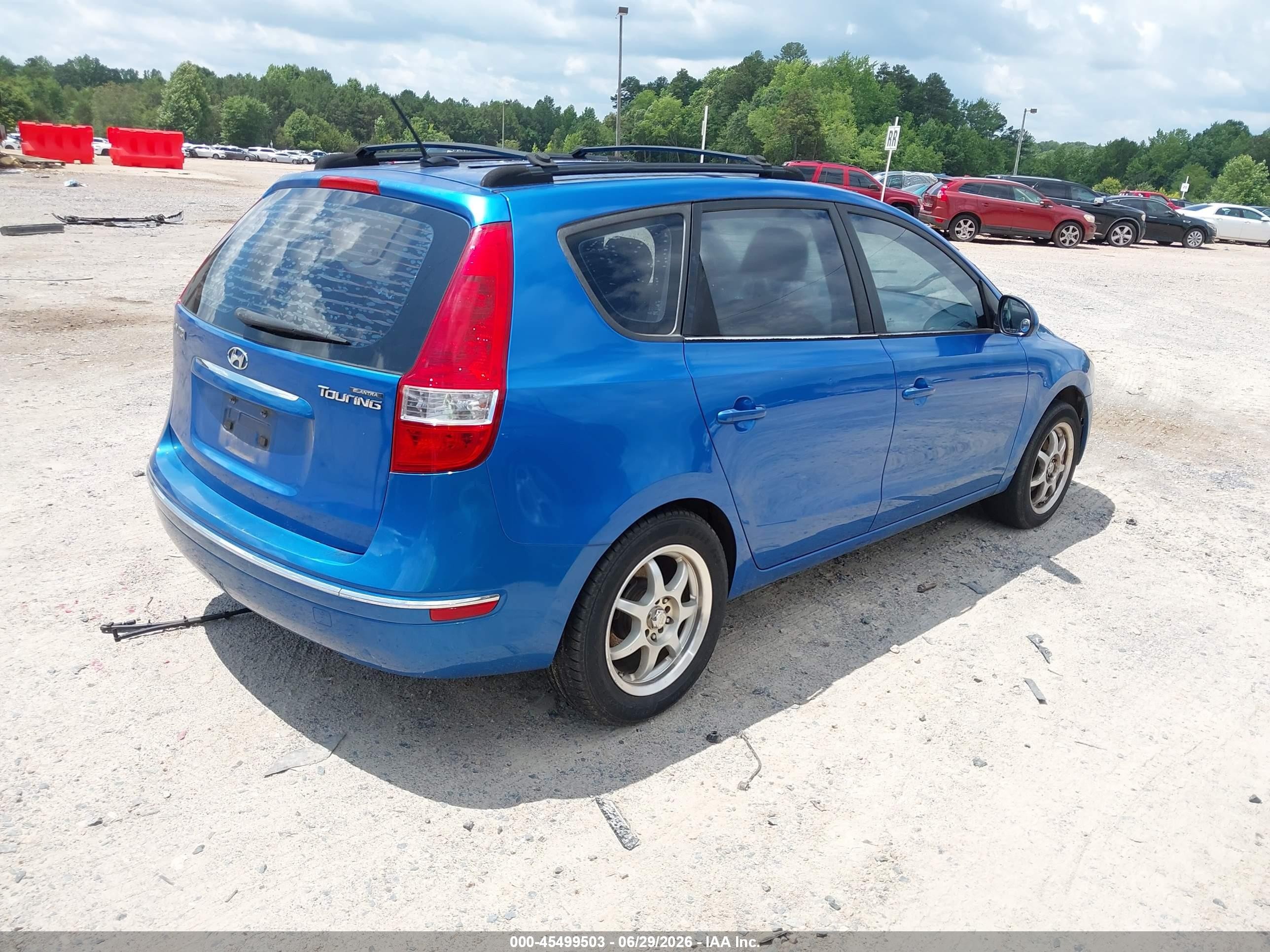 2011 Hyundai Elantra Touring Gls Синий vin: KMHDB8AE9BU119211