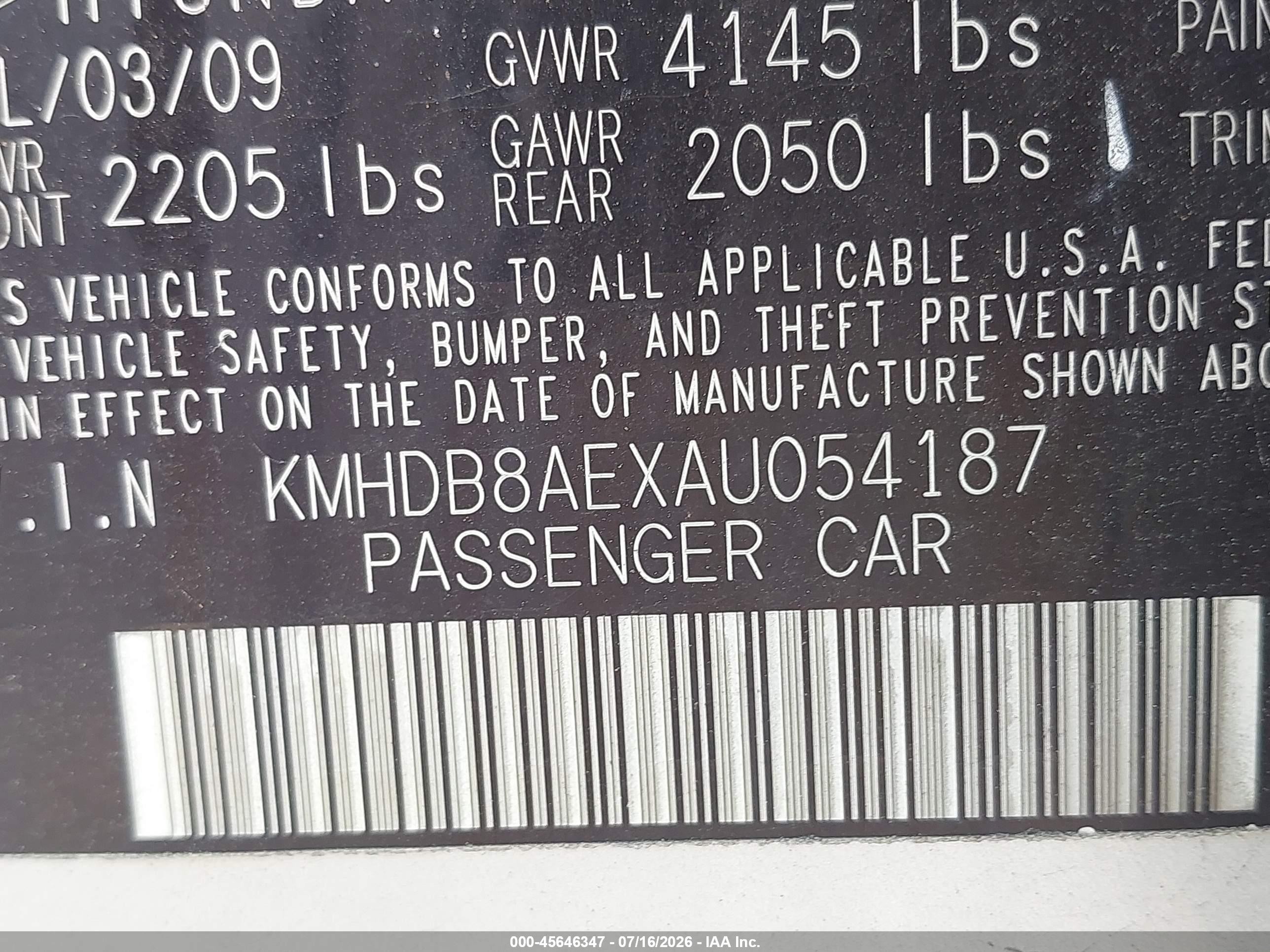 2010 Hyundai Elantra Touring Gls Silver vin: KMHDB8AEXAU054187