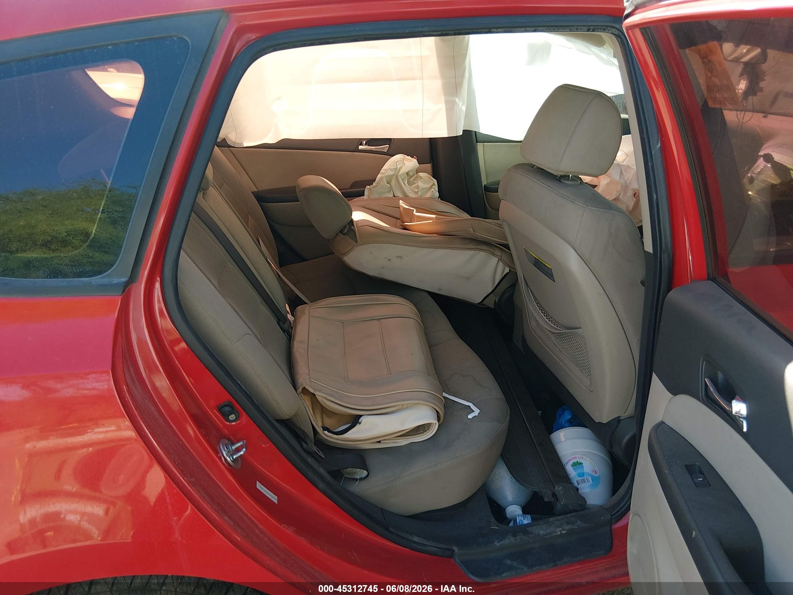 2009 Hyundai Elantra Touring   Красный vin: KMHDC86E29U033352
