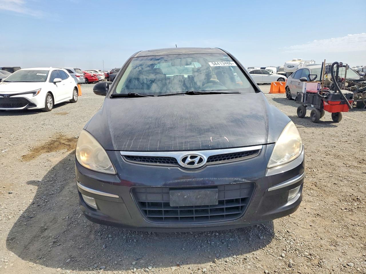 2009 Hyundai Elantra Touring Черный vin: KMHDC86E29U040267