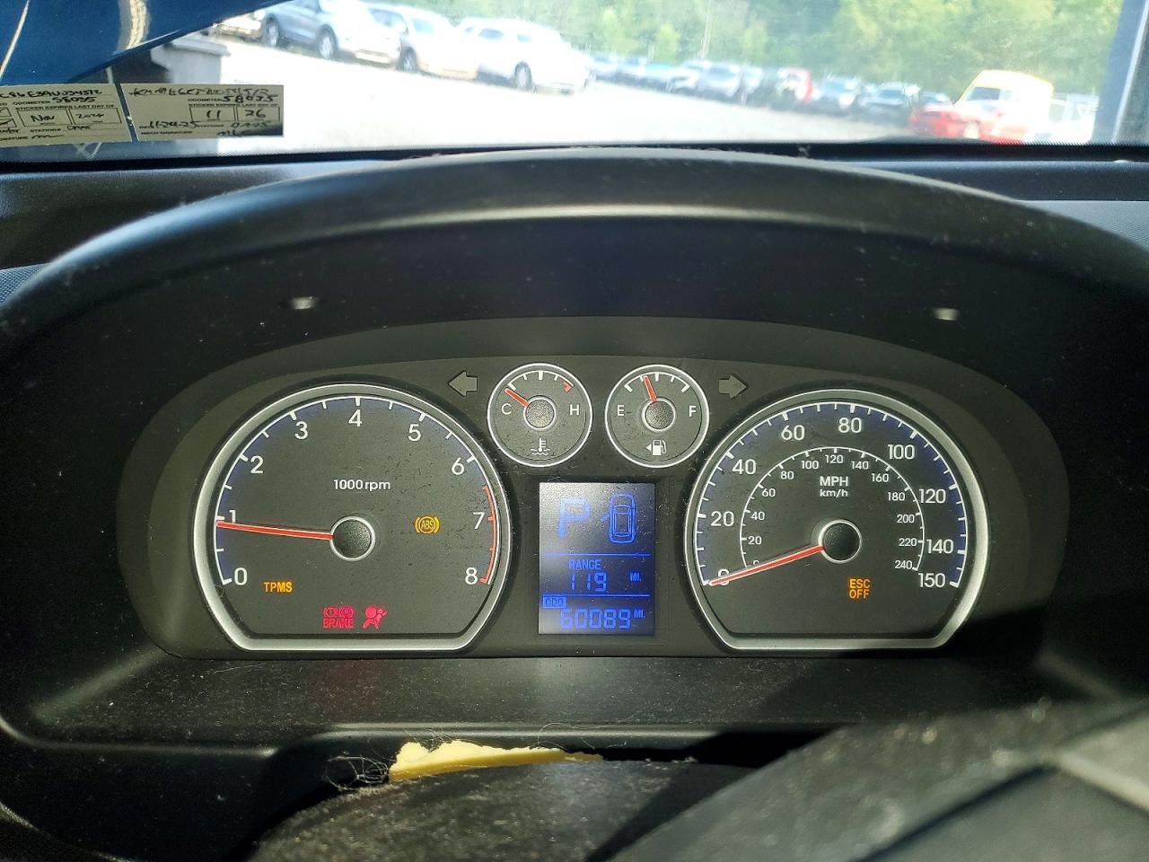 2009 Hyundai Elantra Touring Blue vin: KMHDC86E39U034512