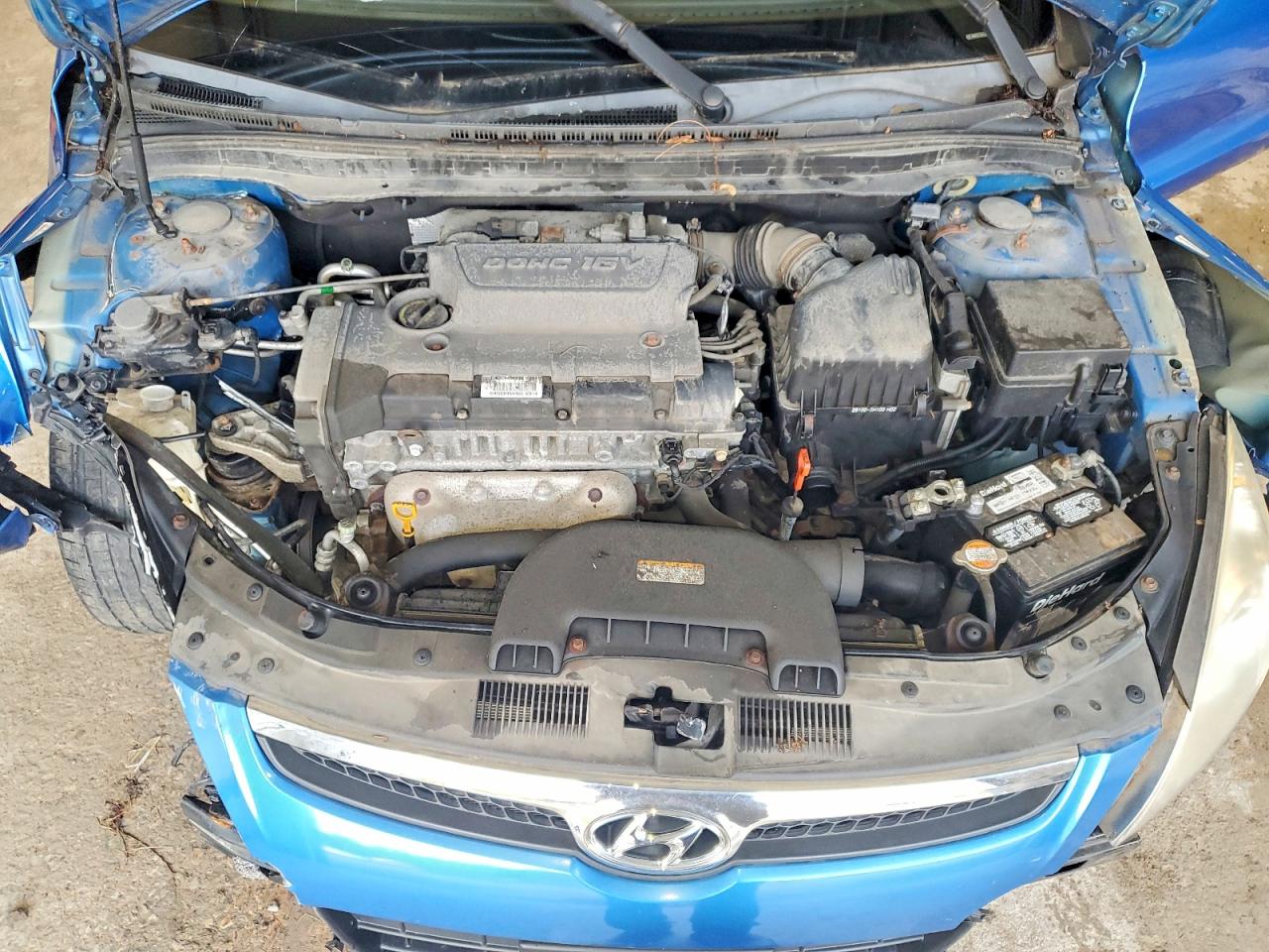 2009 Hyundai Elantra Touring Blue vin: KMHDC86E39U034512