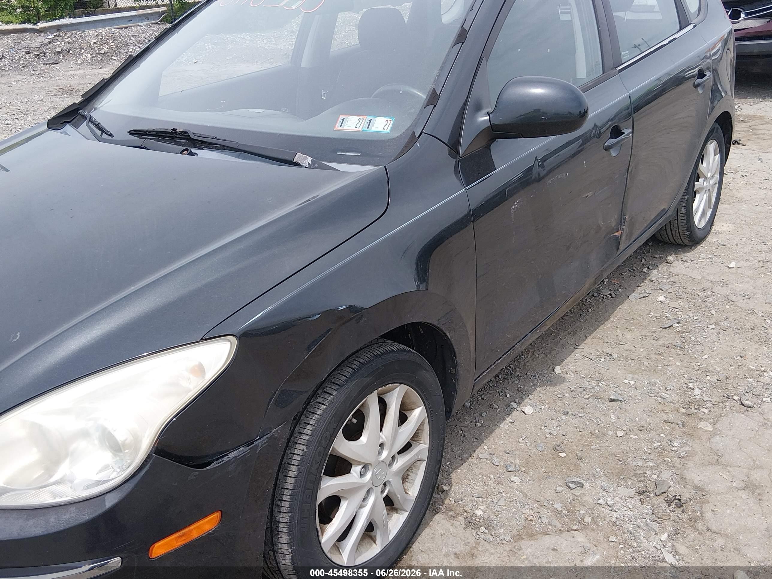 2009 Hyundai Elantra Touring   Черный vin: KMHDC86E89U038474