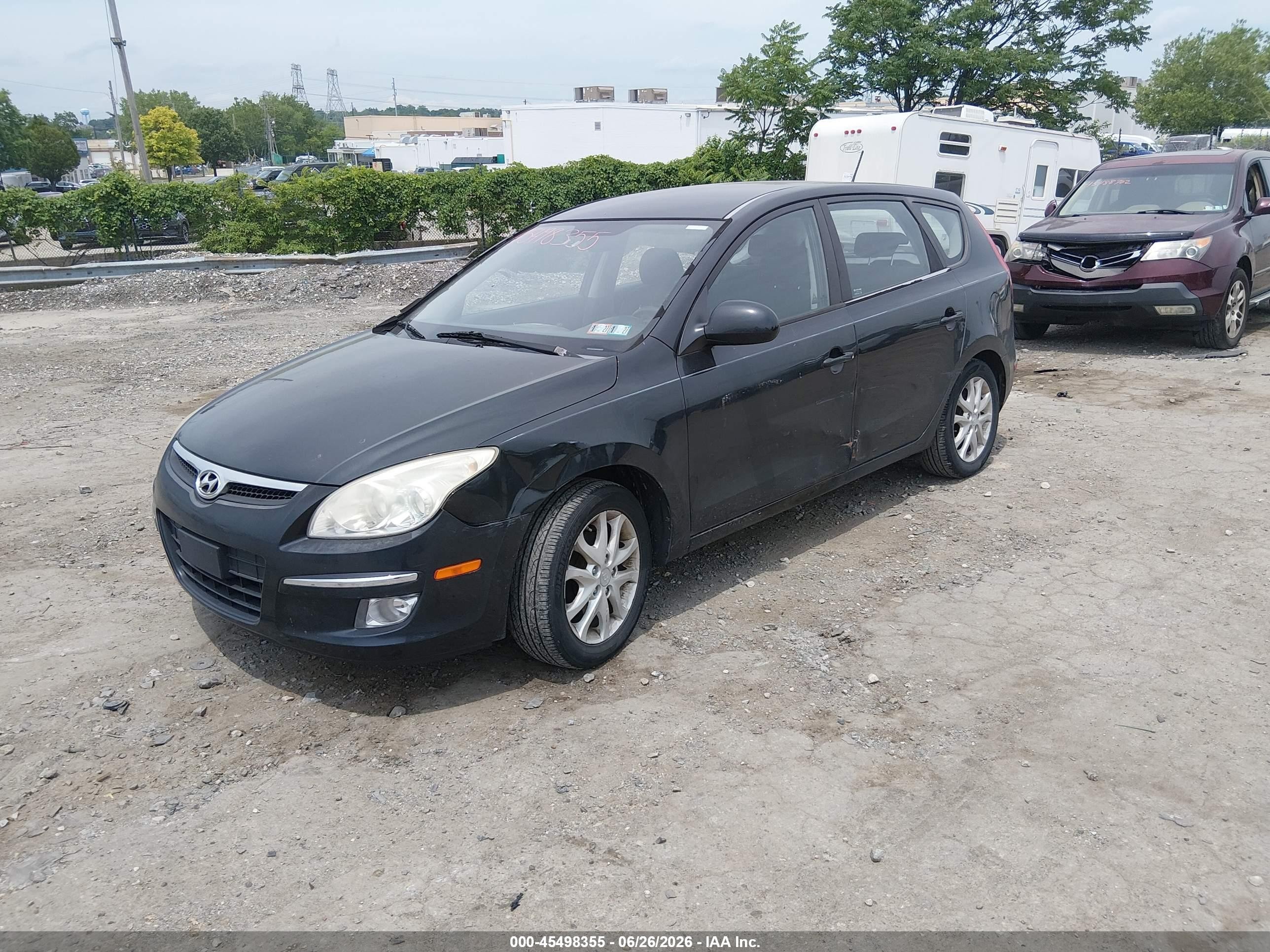 2009 Hyundai Elantra Touring   Черный vin: KMHDC86E89U038474