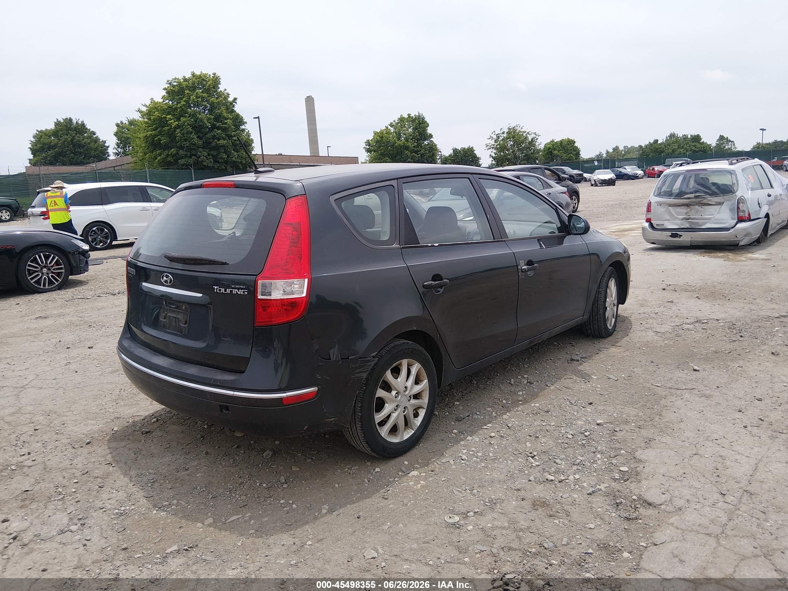 2009 Hyundai Elantra Touring   Черный vin: KMHDC86E89U038474