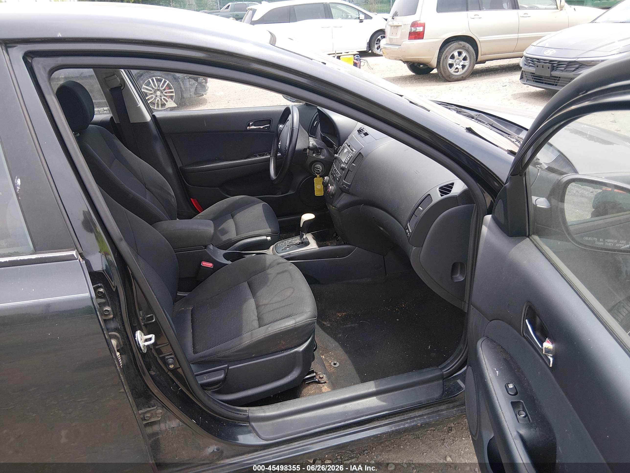 2009 Hyundai Elantra Touring   Черный vin: KMHDC86E89U038474