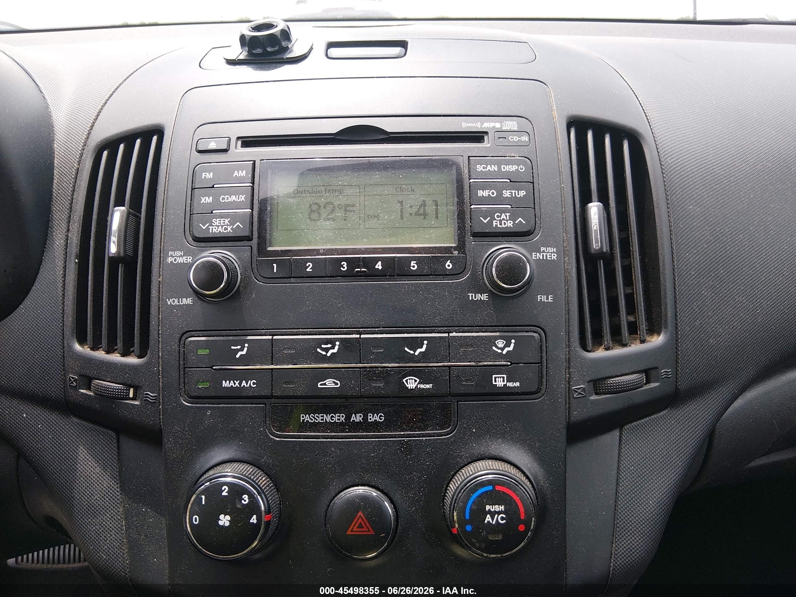 2009 Hyundai Elantra Touring   Черный vin: KMHDC86E89U038474