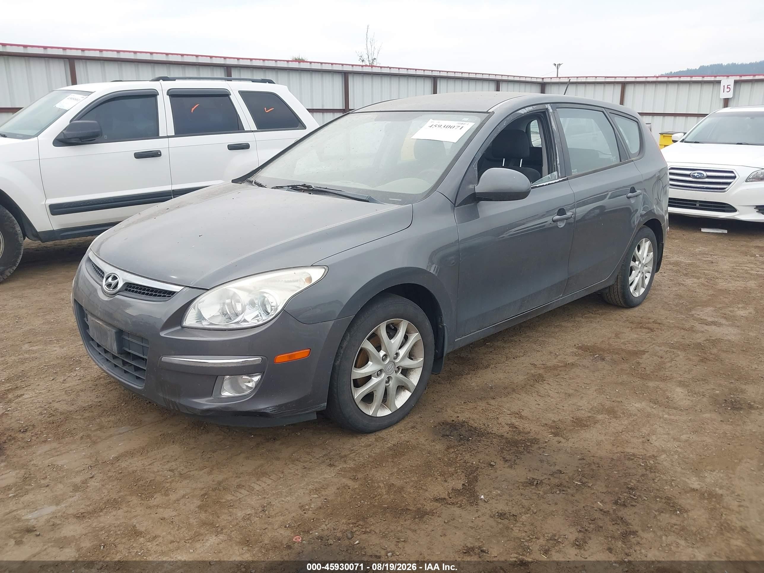 2009 Hyundai Elantra Touring   Серый vin: KMHDC86E89U044260