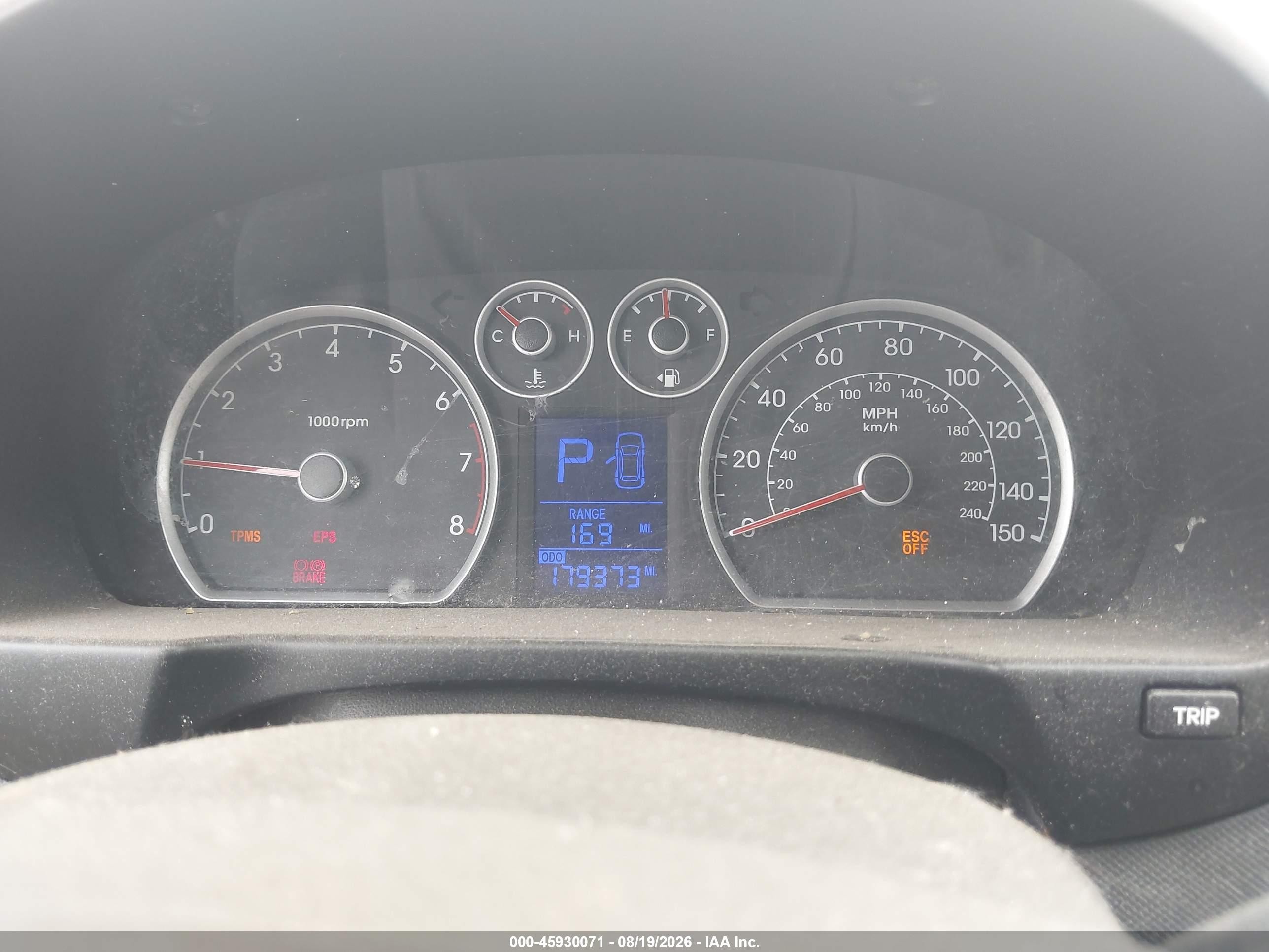 2009 Hyundai Elantra Touring   Серый vin: KMHDC86E89U044260