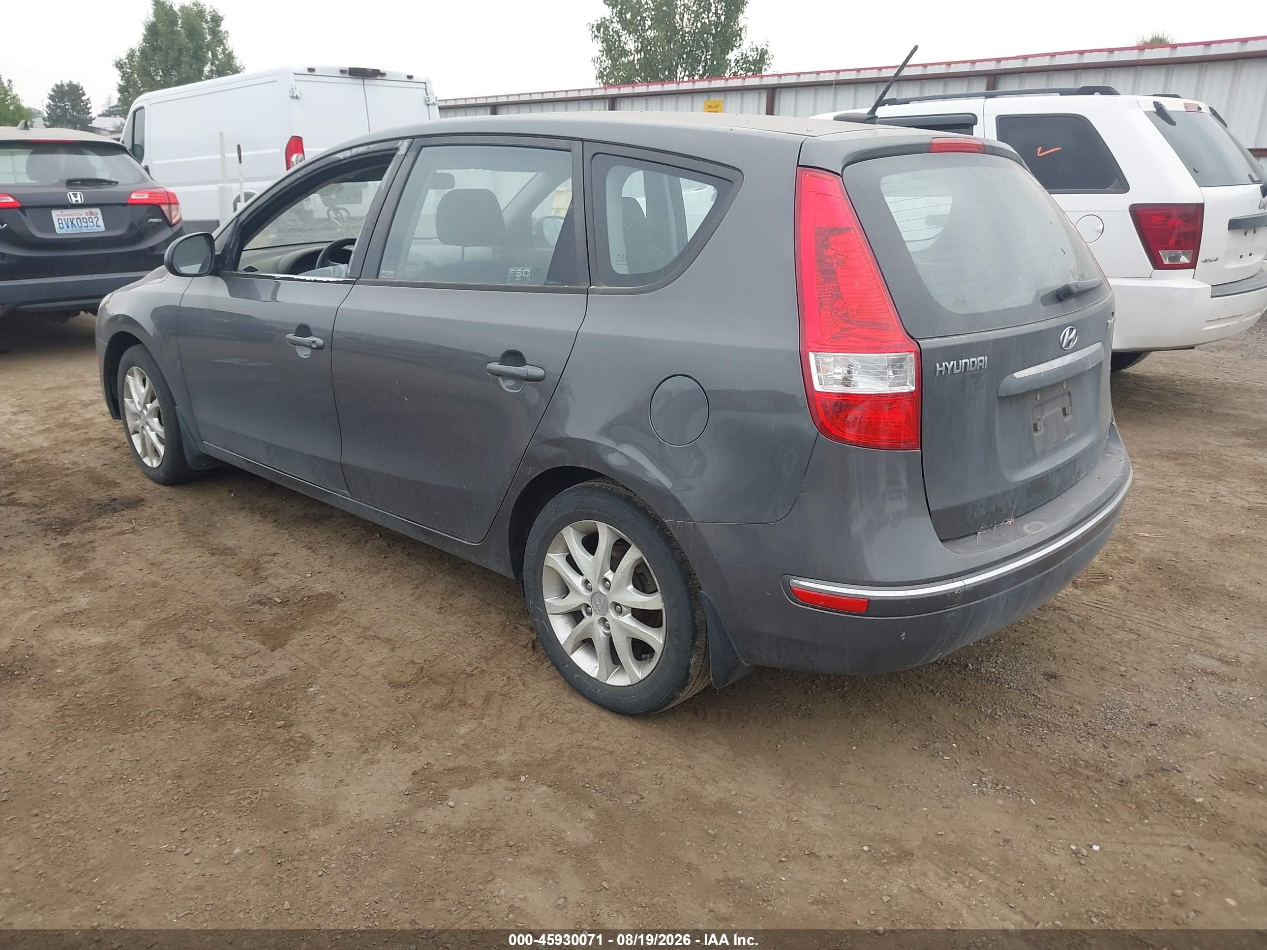 2009 Hyundai Elantra Touring   Серый vin: KMHDC86E89U044260