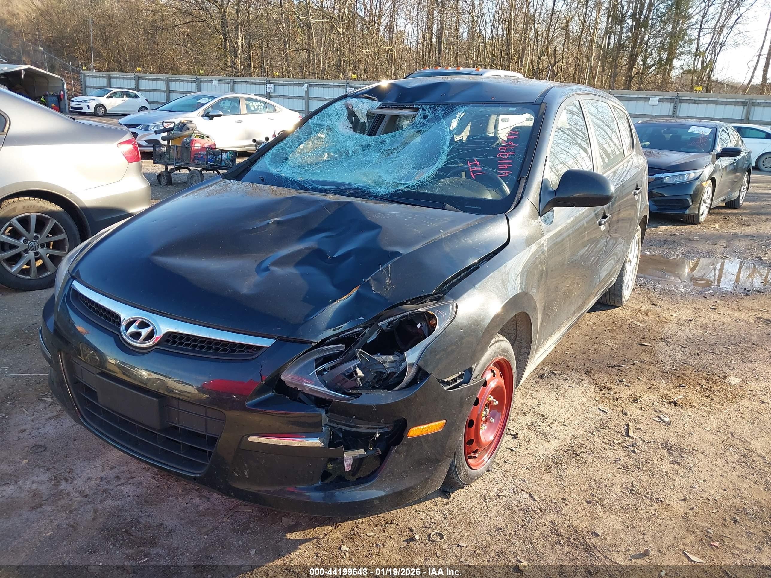 2009 Hyundai Elantra Touring Black vin: KMHDC86E99U041058